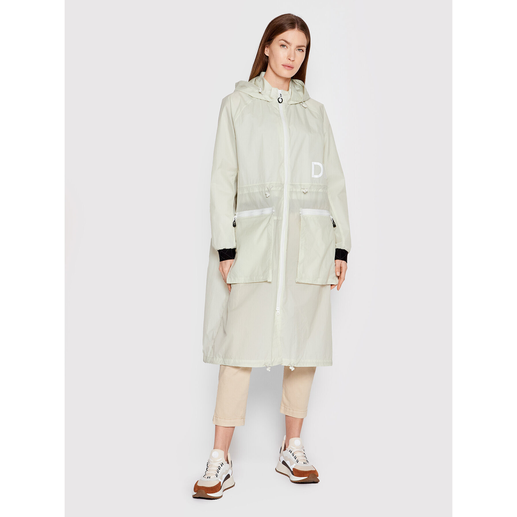 Didriksons Parka Serena 504029 Zelená Oversize - Pepit.cz