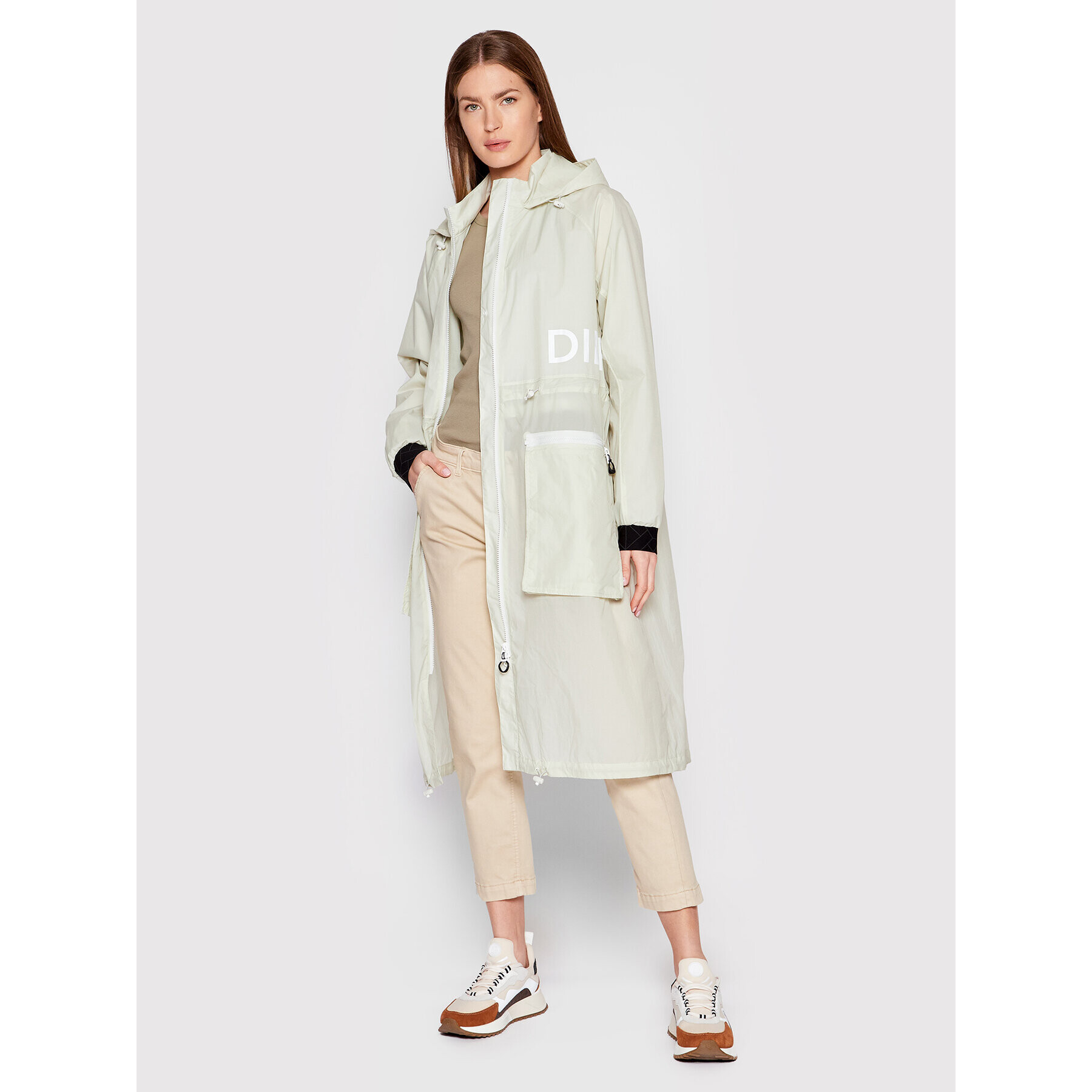 Didriksons Parka Serena 504029 Zelená Oversize - Pepit.cz