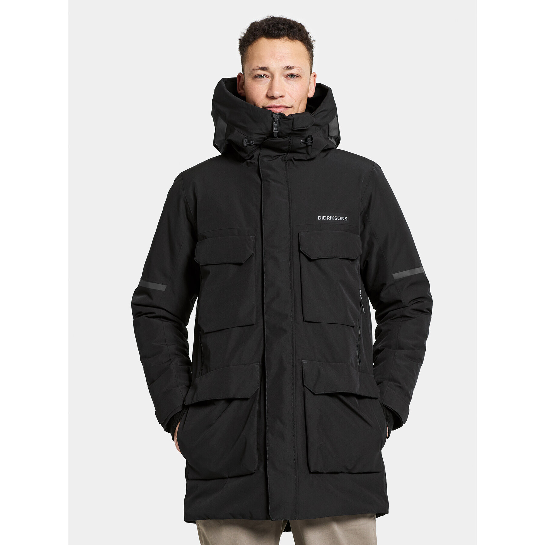 Didriksons Zimní bunda Drew Usx Parka 7 504853 Černá Standard Fit - Pepit.cz