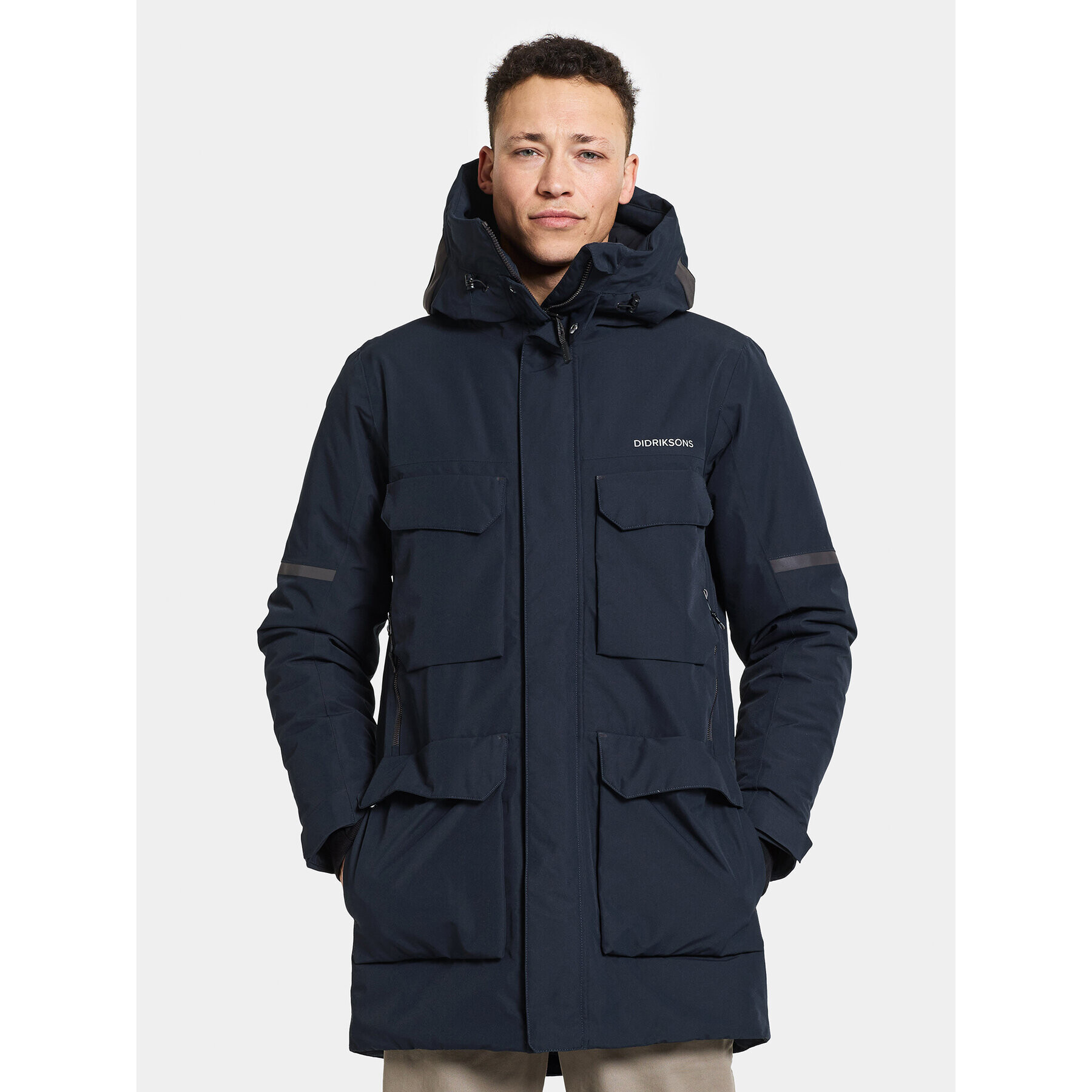 Didriksons Zimní bunda Drew Usx Parka 7 504853 Tmavomodrá Standard Fit - Pepit.cz