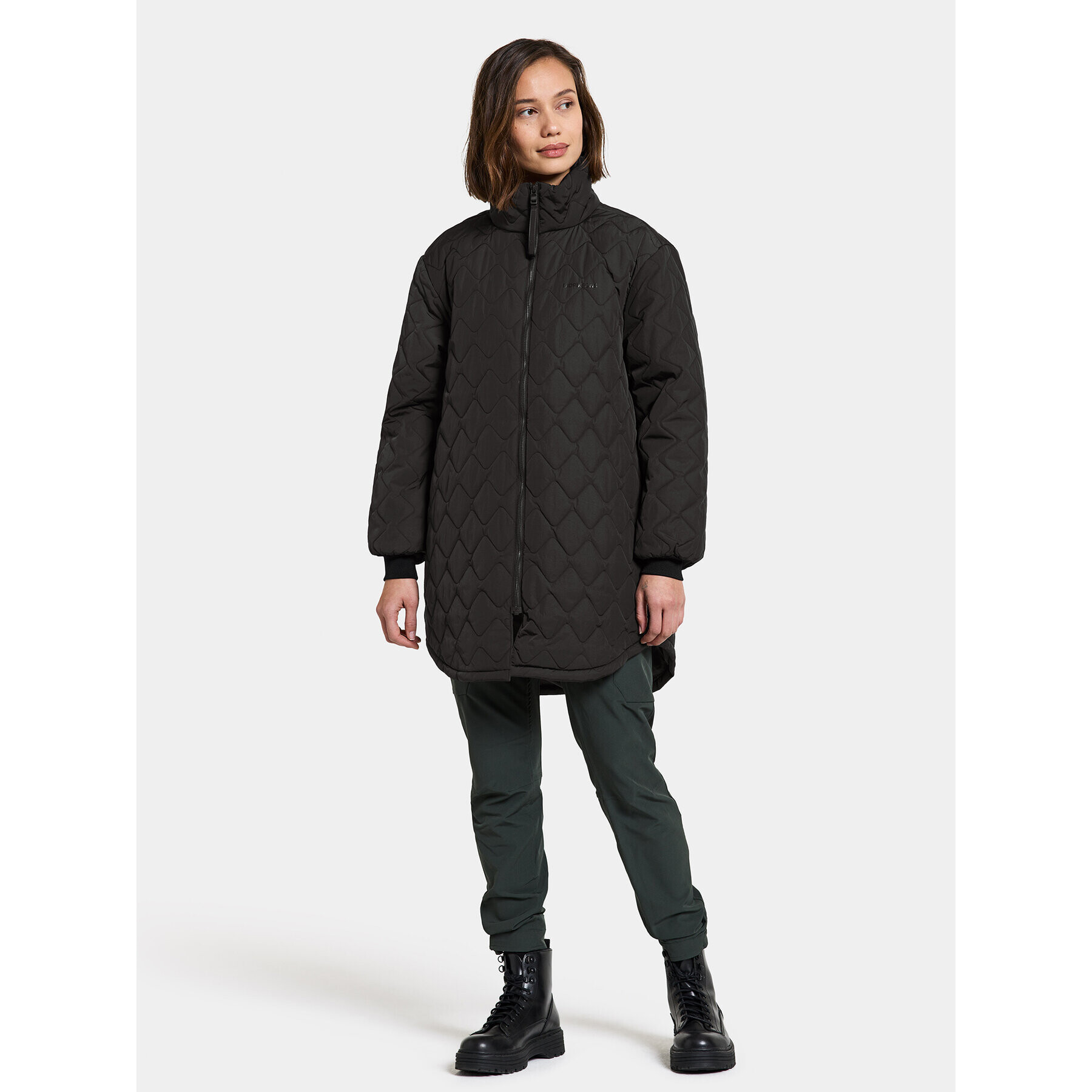 Didriksons Zimní bunda Gabbi Wns Parka 505048 Černá Regular Fit - Pepit.cz