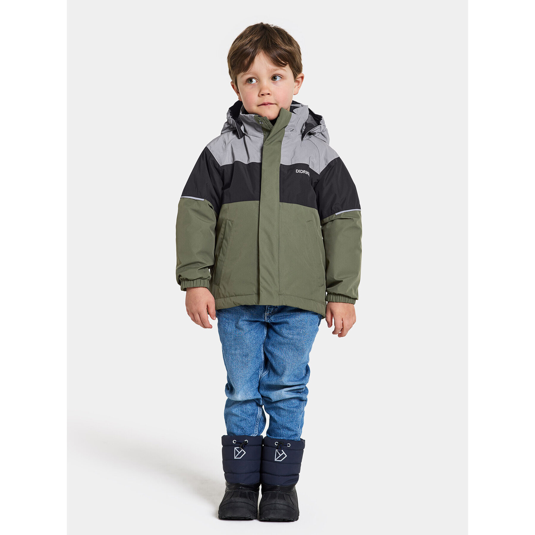 Didriksons Zimní bunda Lux Kids Jacket 2 504901 Zelená - Pepit.cz