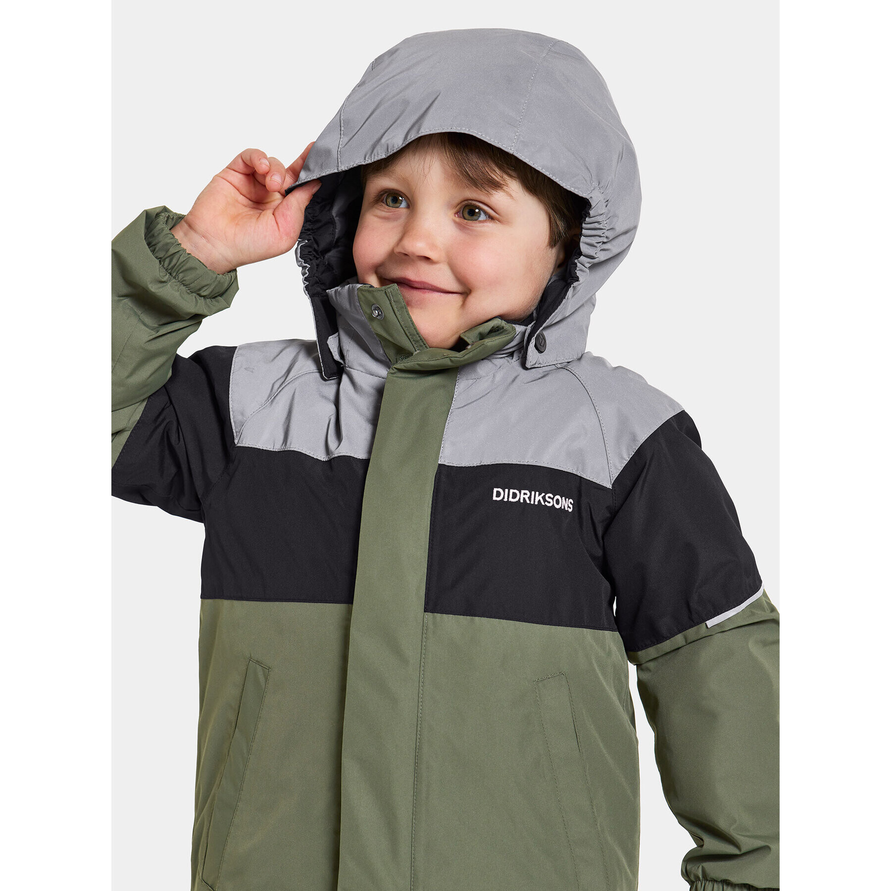 Didriksons Zimní bunda Lux Kids Jacket 2 504901 Zelená - Pepit.cz