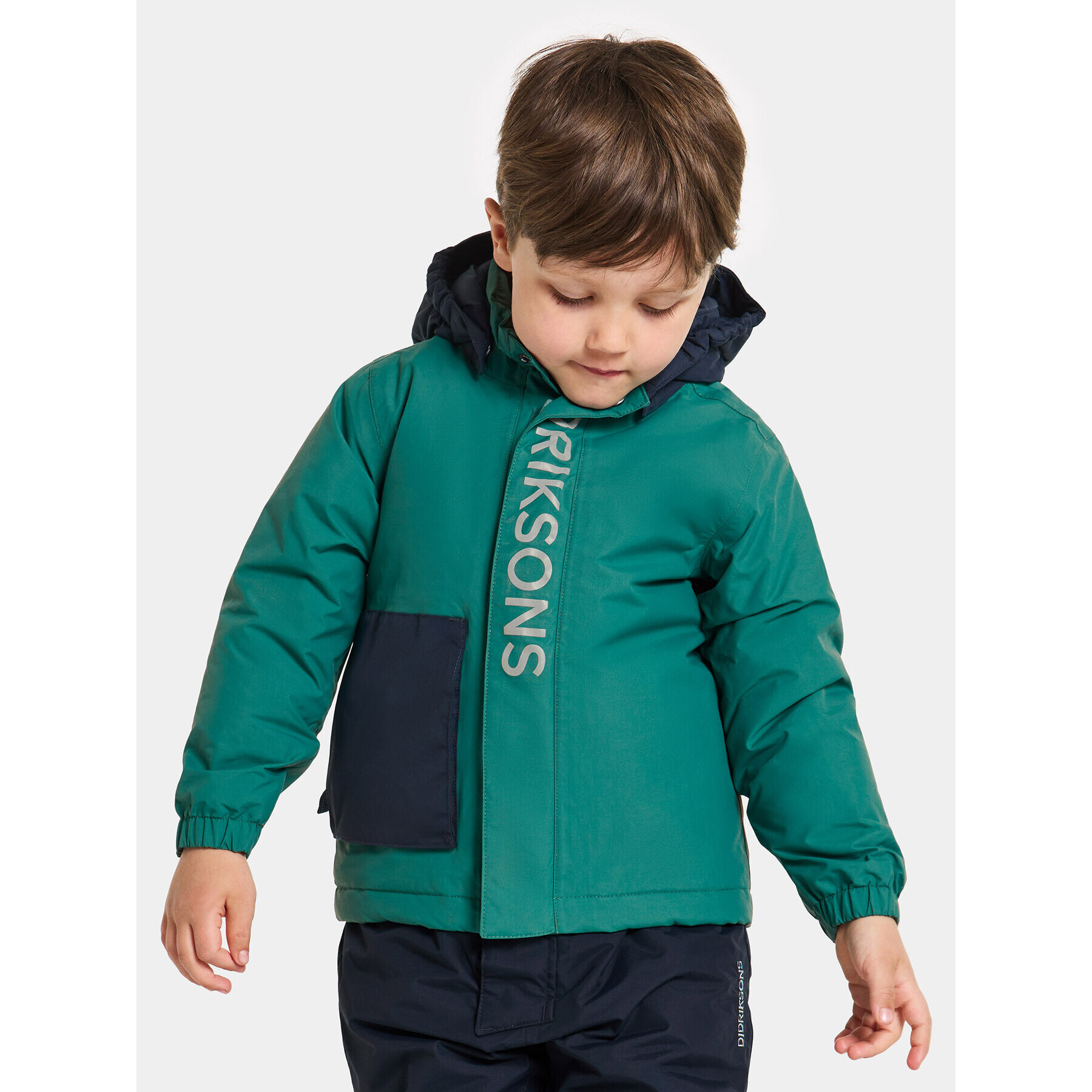 Didriksons Zimní bunda Rio Kids Jkt 2 504971 Zelená - Pepit.cz