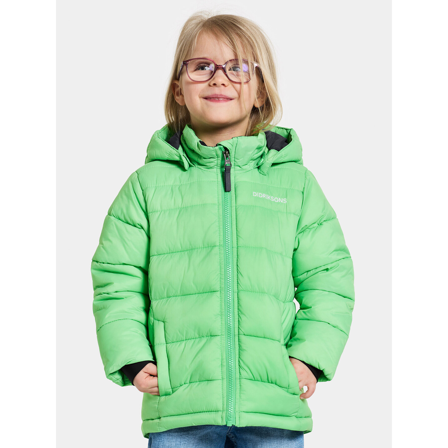 Didriksons Zimní bunda Rodi Kids Jacket 2 504983 Zelená - Pepit.cz