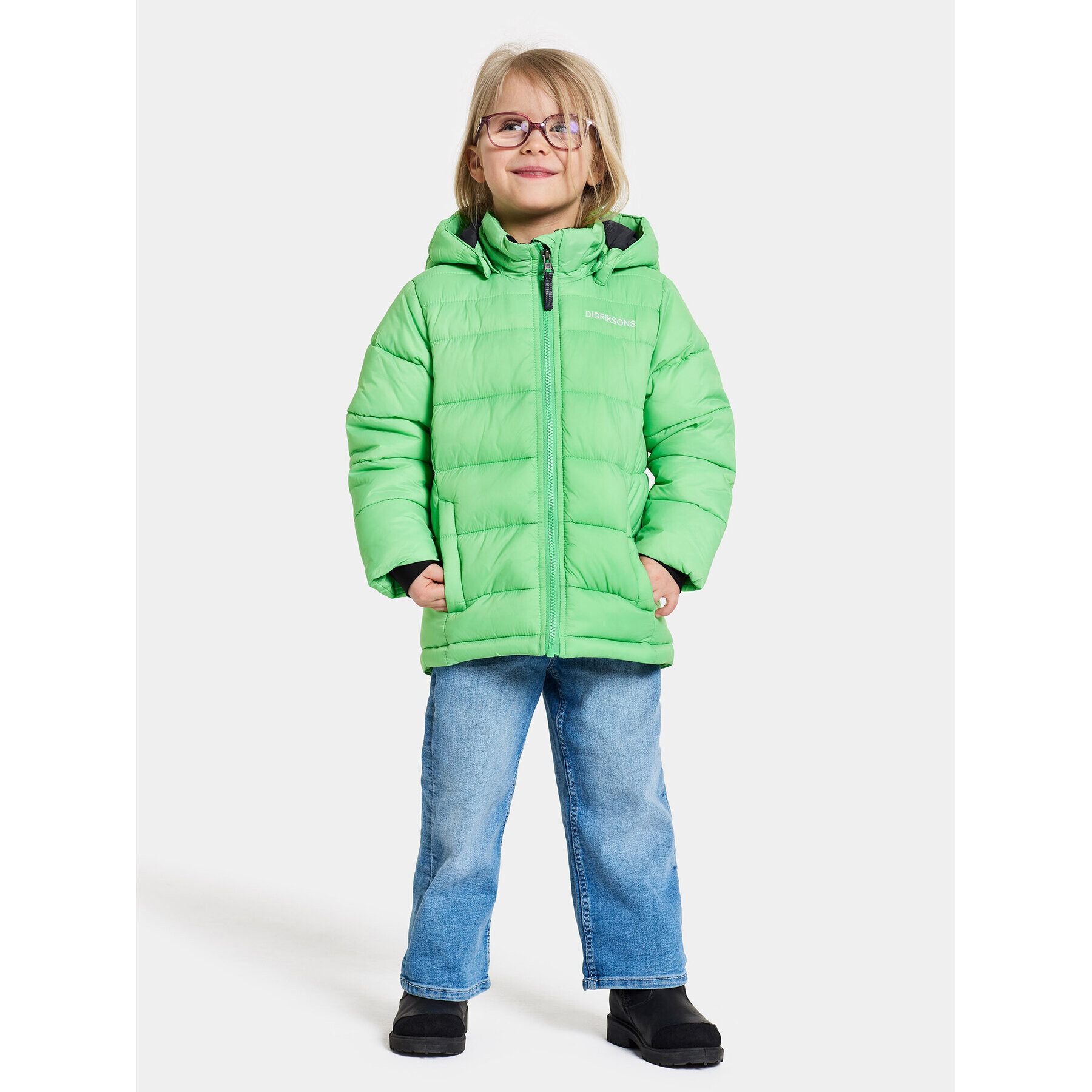 Didriksons Zimní bunda Rodi Kids Jacket 2 504983 Zelená - Pepit.cz