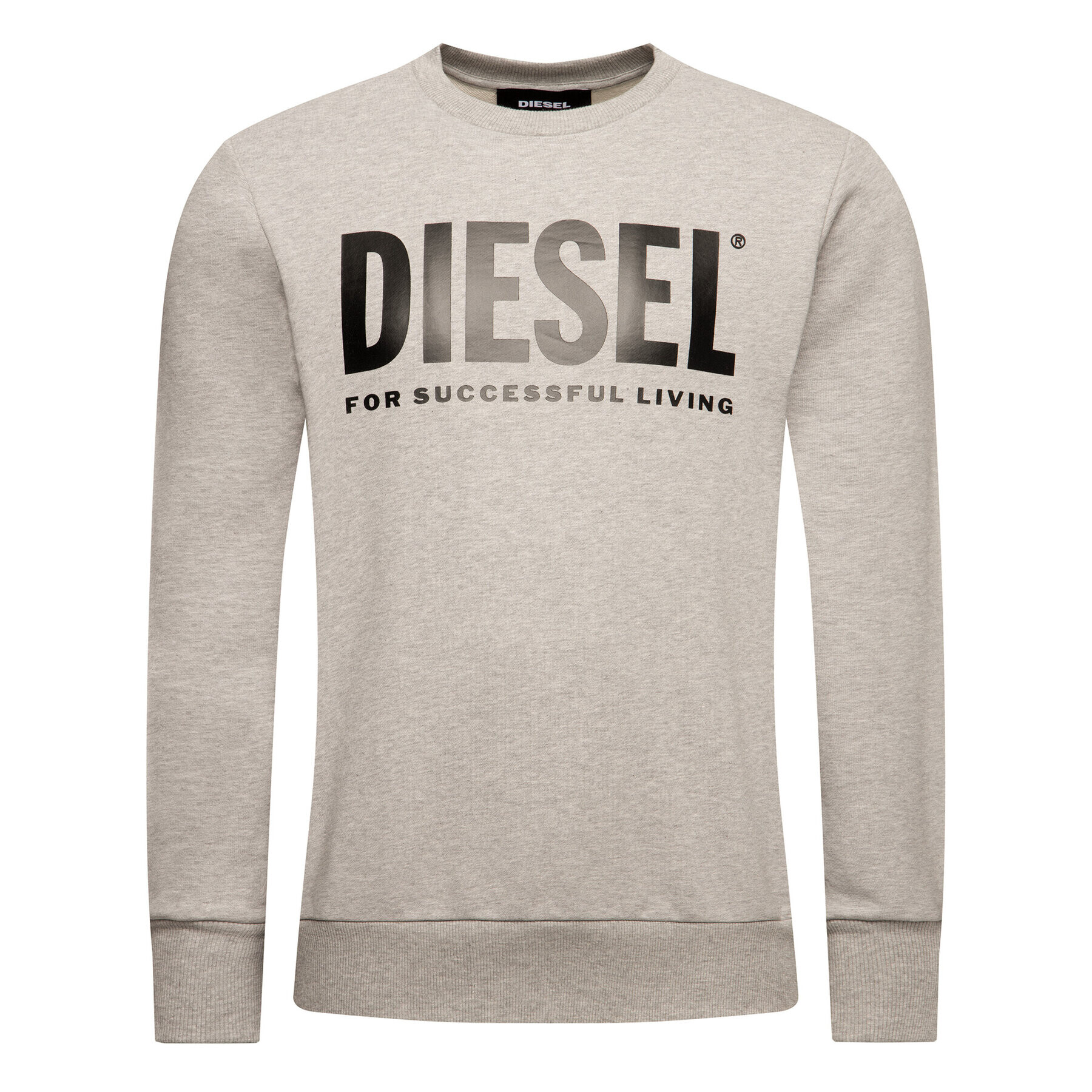 Diesel Mikina S-Gir-Division-Logo 00SWFH 0BAWT Šedá Regular Fit - Pepit.cz