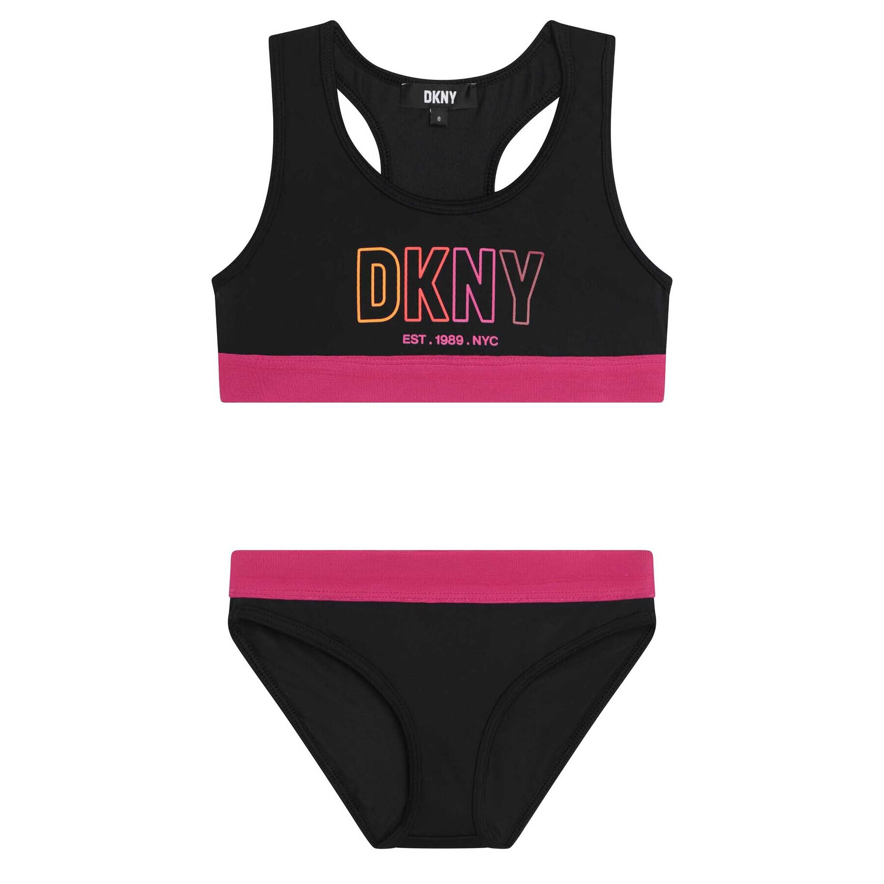 DKNY Bikiny D37115 D Černá - Pepit.cz