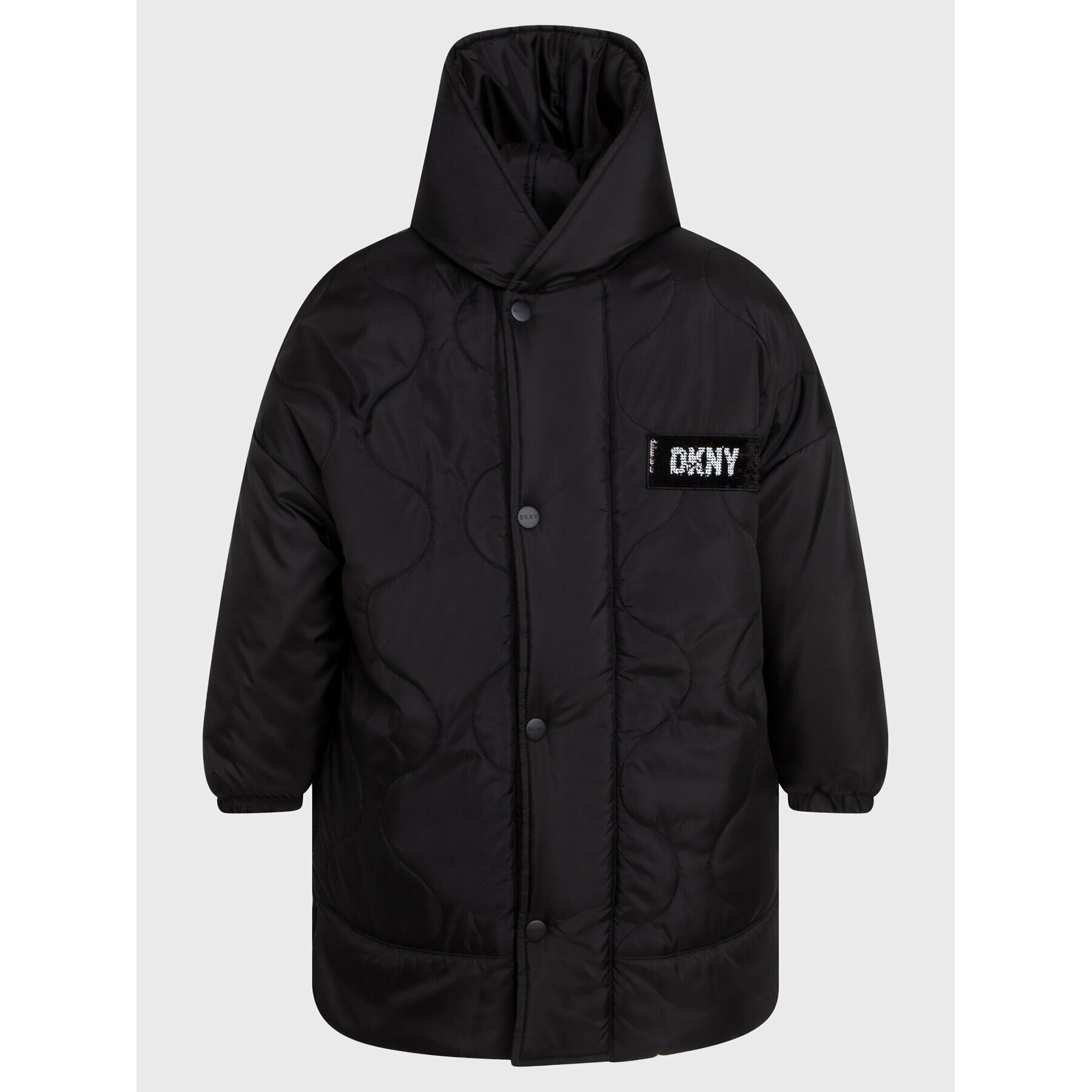 DKNY Bunda pro přechodné období D36664 M Černá Relaxed Fit - Pepit.cz