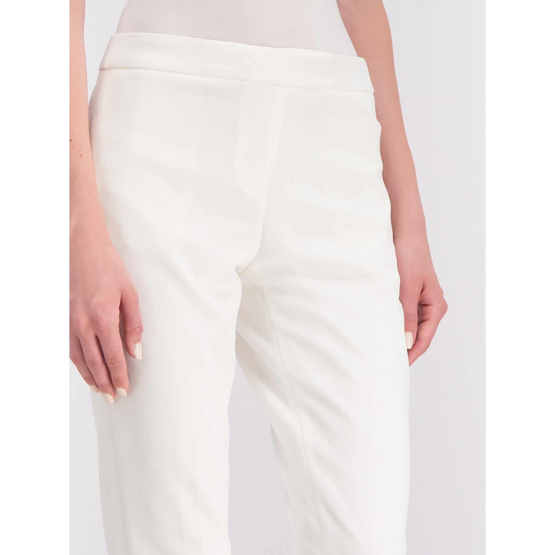 DKNY Chino kalhoty P9RK6AWP Bílá Regular Fit - Pepit.cz