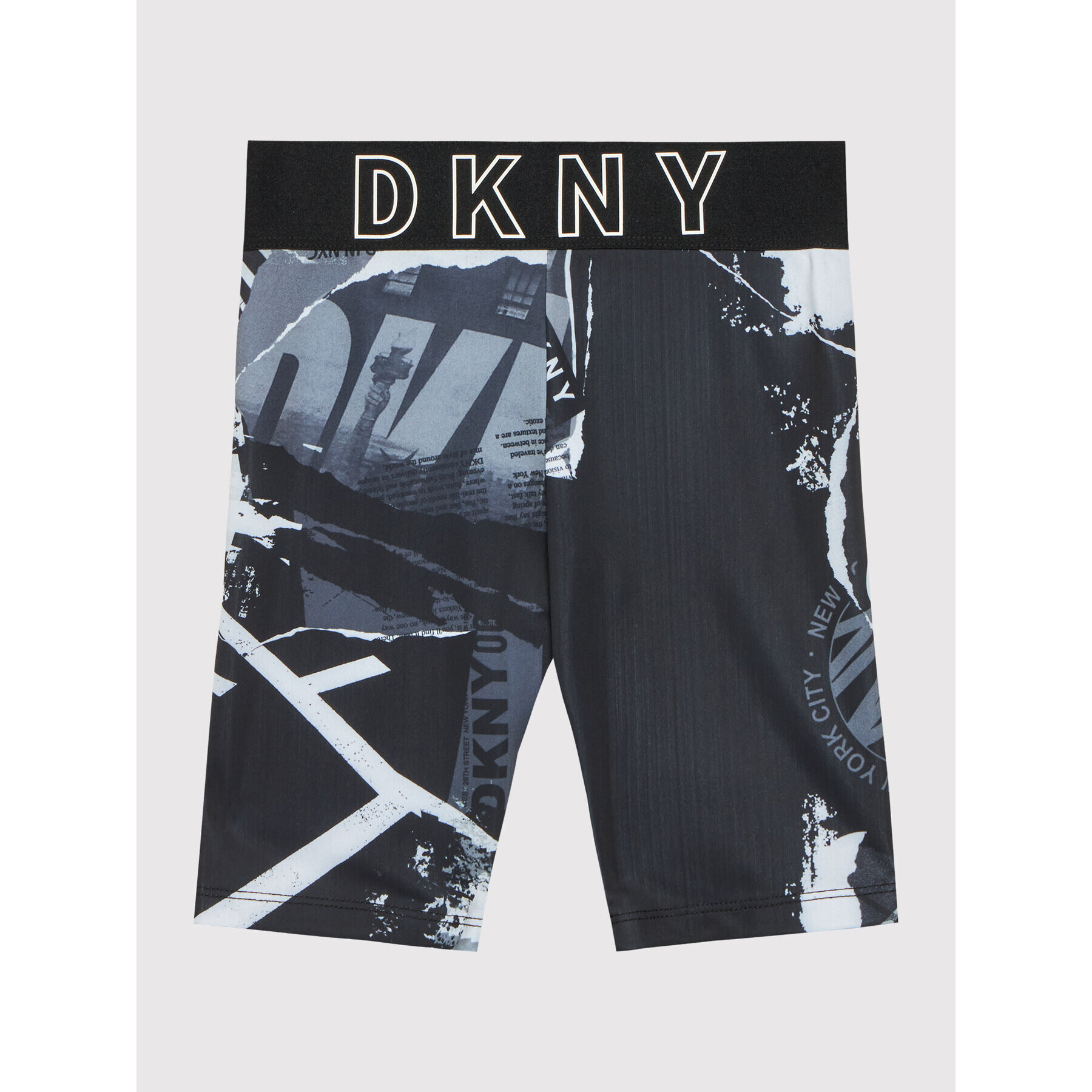 DKNY Cyklistické kraťasy D34A51 M Černá Slim Fit - Pepit.cz