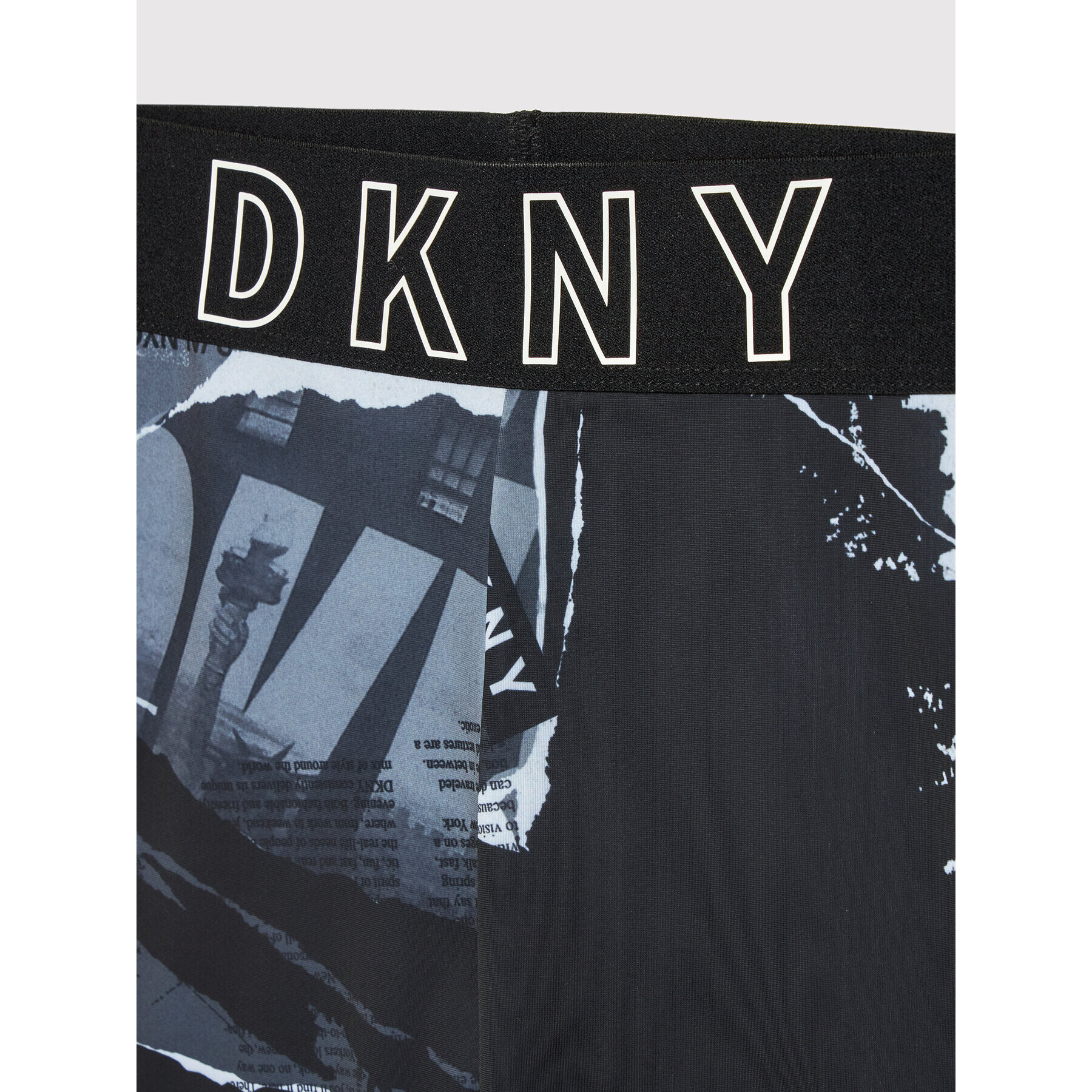 DKNY Cyklistické kraťasy D34A51 M Černá Slim Fit - Pepit.cz