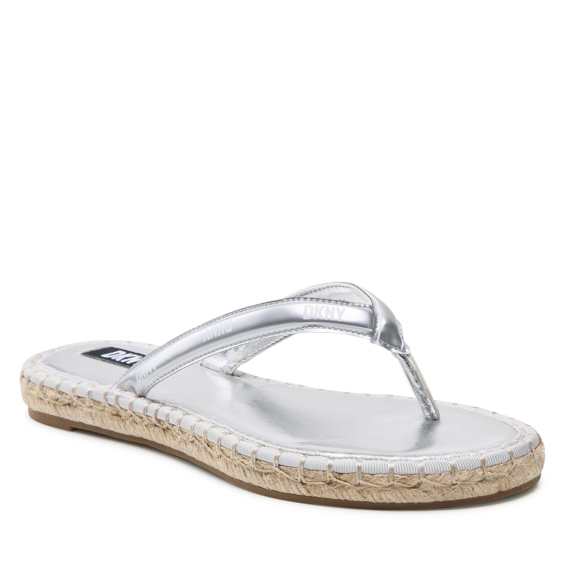 DKNY Espadrilky Tabatha K1206139 Stříbrná - Pepit.cz