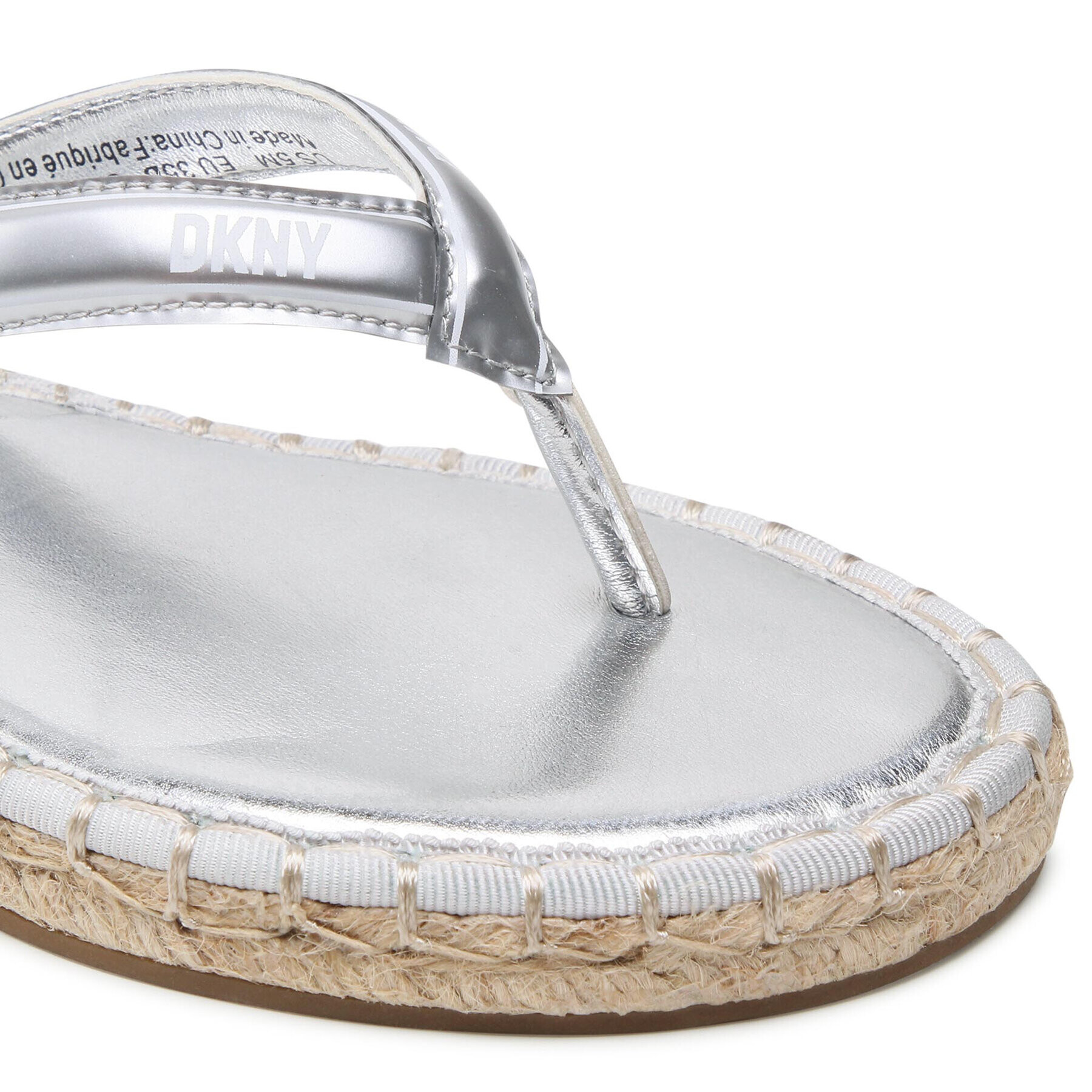 DKNY Espadrilky Tabatha K1206139 Stříbrná - Pepit.cz