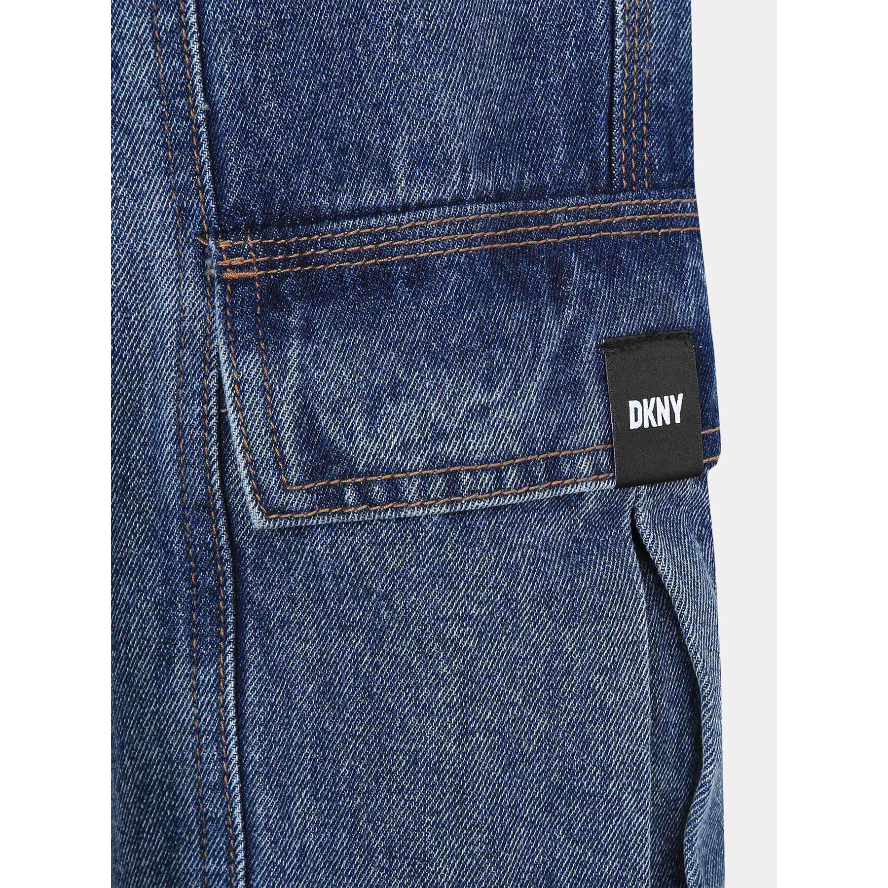 DKNY Jeansy D34B04 S Modrá Regular Fit - Pepit.cz