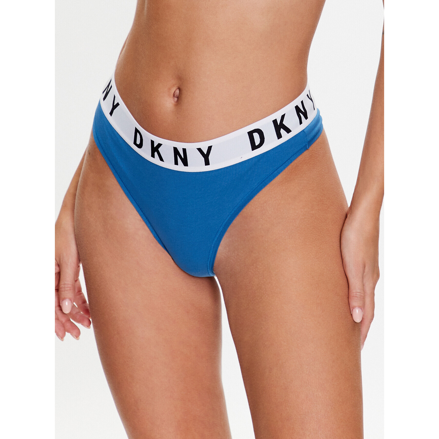 DKNY Kalhotky string DK4529 Modrá - Pepit.cz