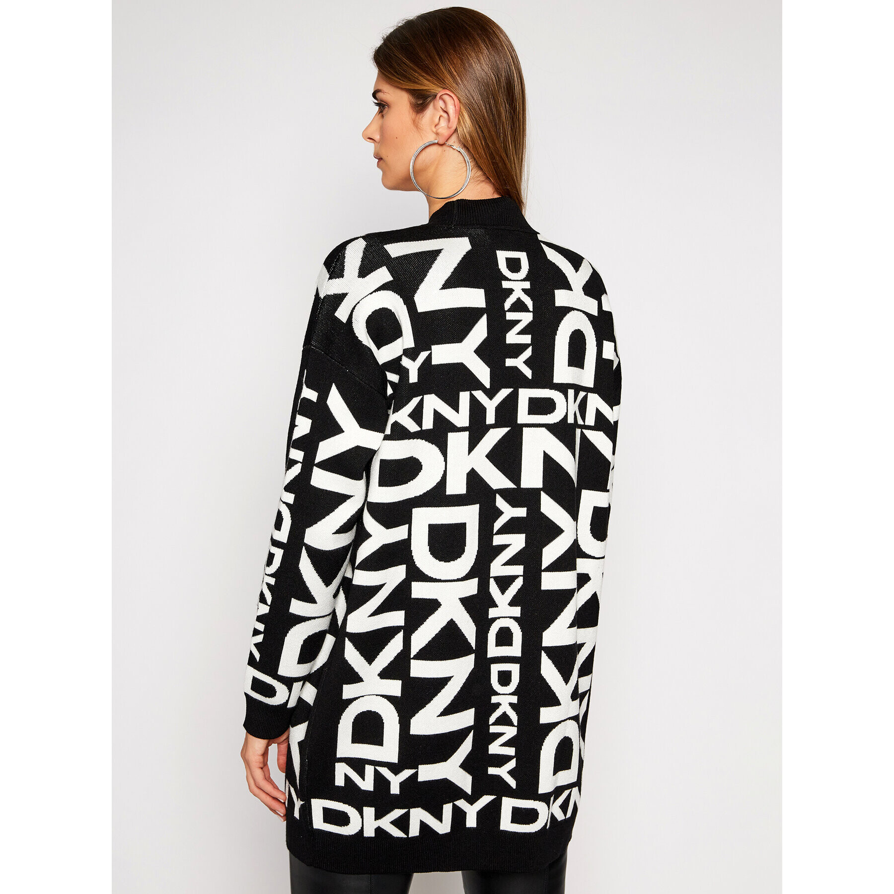 DKNY Kardigan P0MSU435 Černá Regular Fit - Pepit.cz