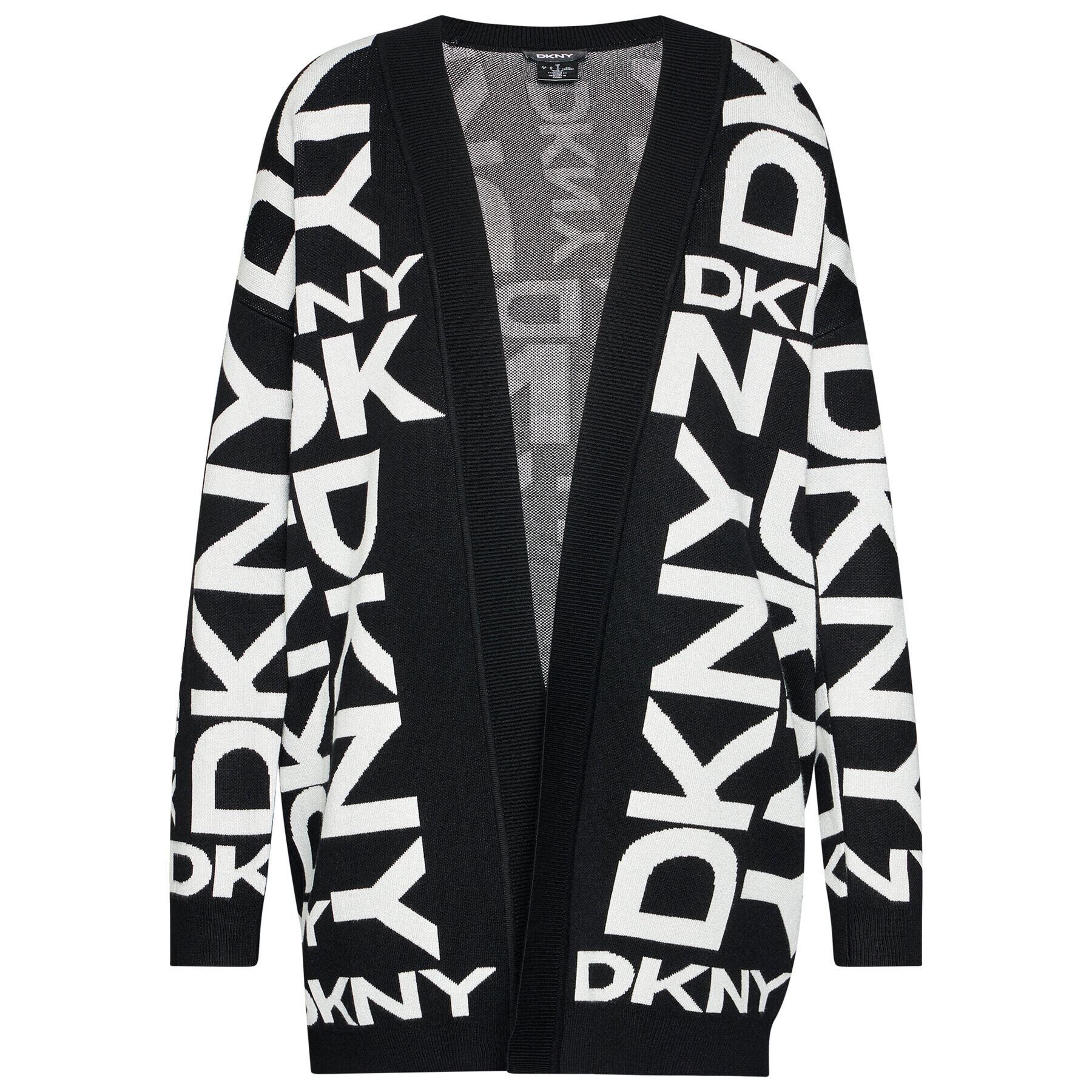 DKNY Kardigan P0MSU435 Černá Regular Fit - Pepit.cz