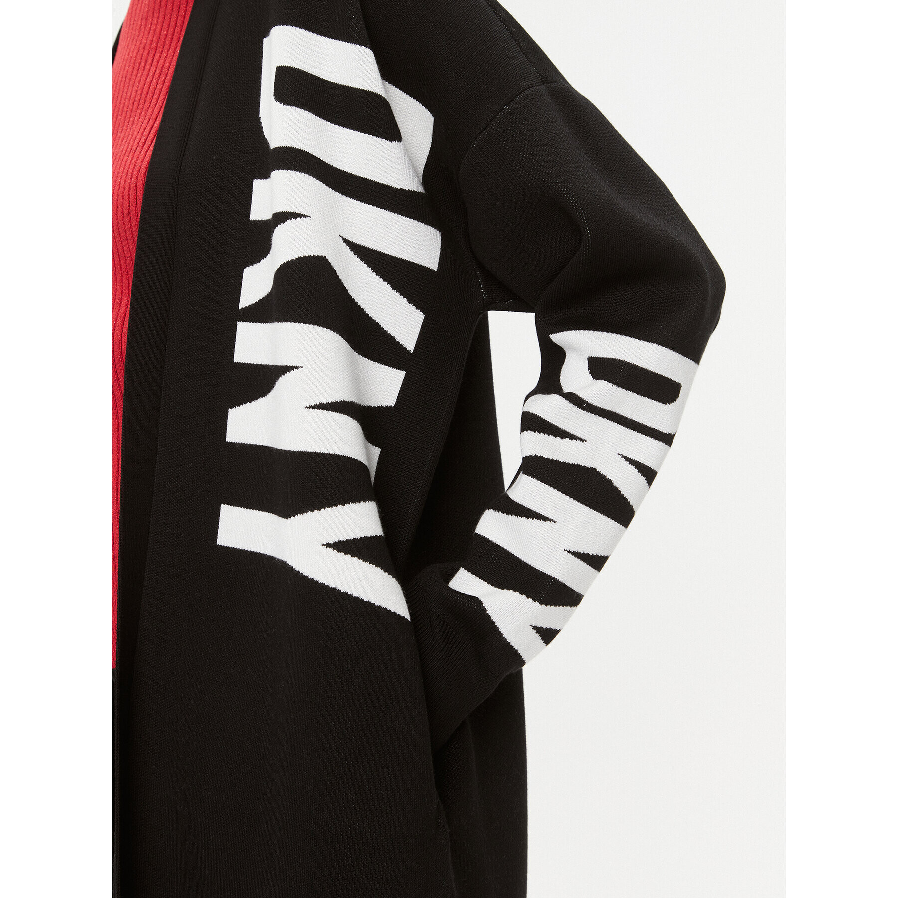 DKNY Kardigan P3MXAJ95 Černá Regular Fit - Pepit.cz