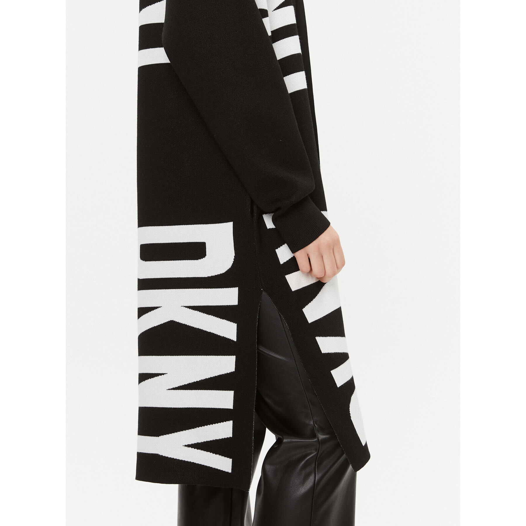 DKNY Kardigan P3MXAJ95 Černá Regular Fit - Pepit.cz