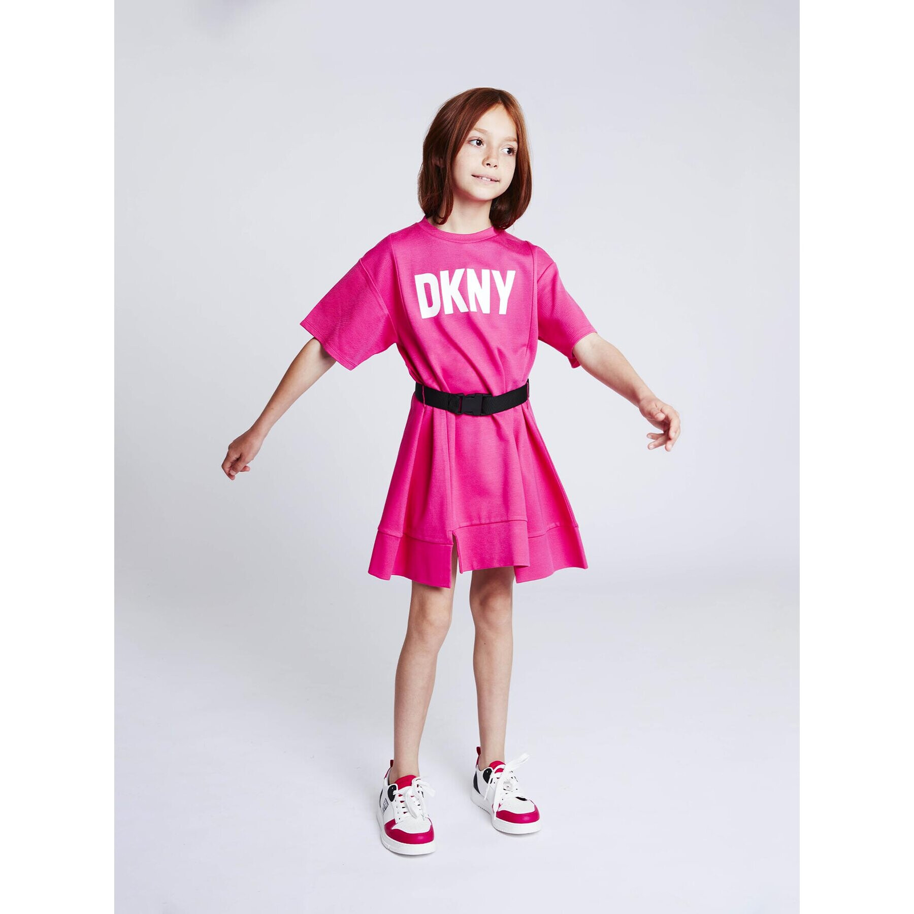 DKNY Každodenní šaty D32865 D Růžová Regular Fit - Pepit.cz