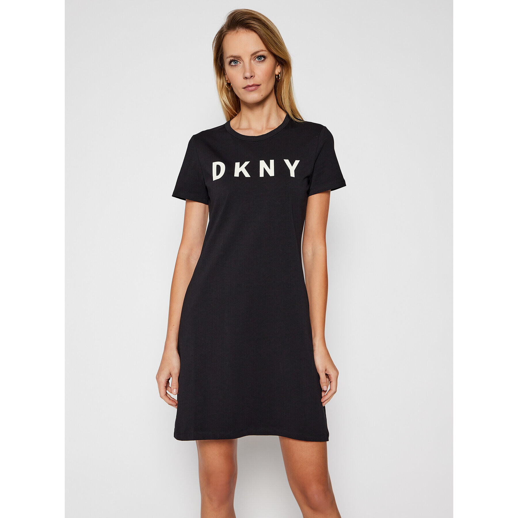 DKNY Každodenní šaty DD0AN421 Černá Regular Fit - Pepit.cz