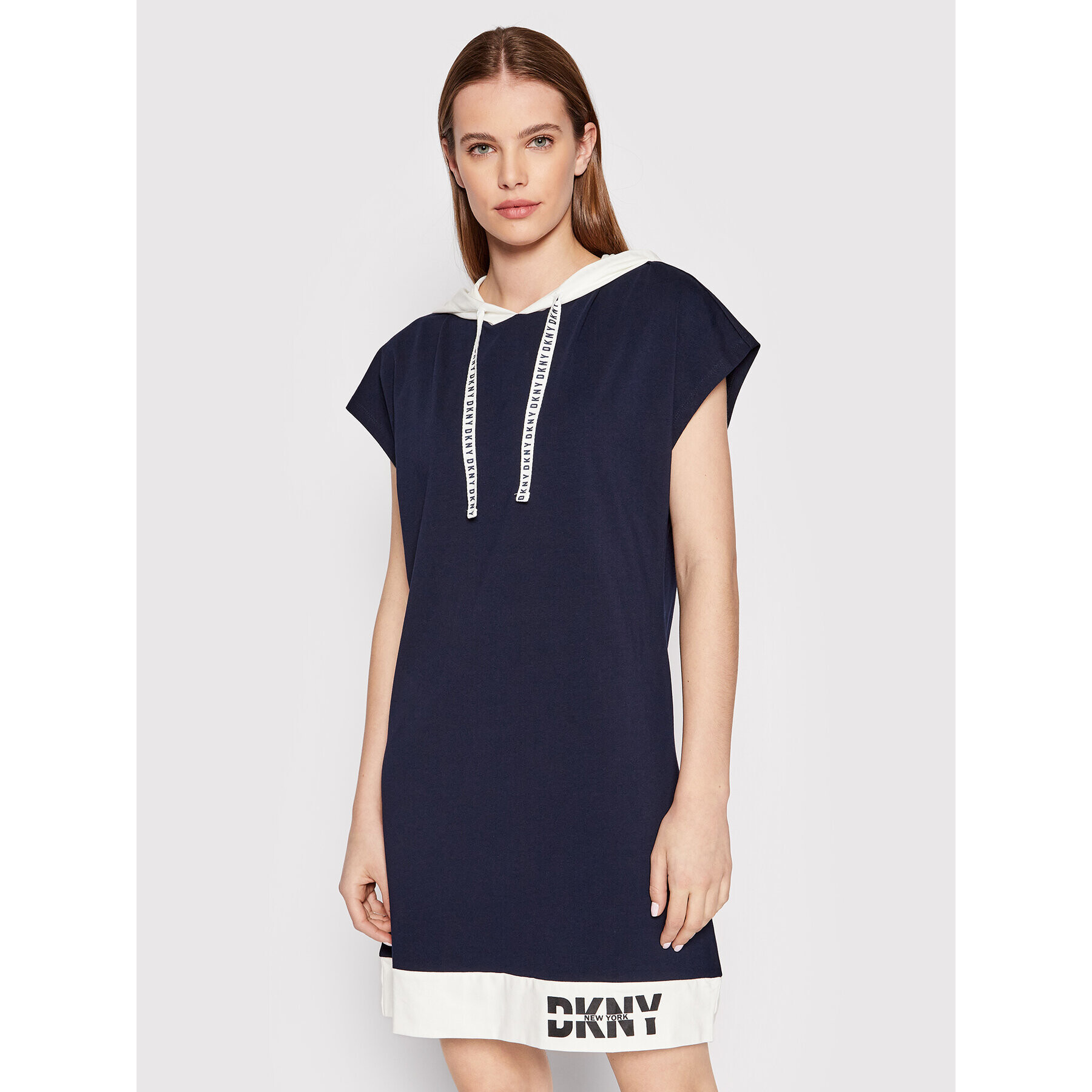 DKNY Každodenní šaty DD2ANX53 Tmavomodrá Regular Fit - Pepit.cz