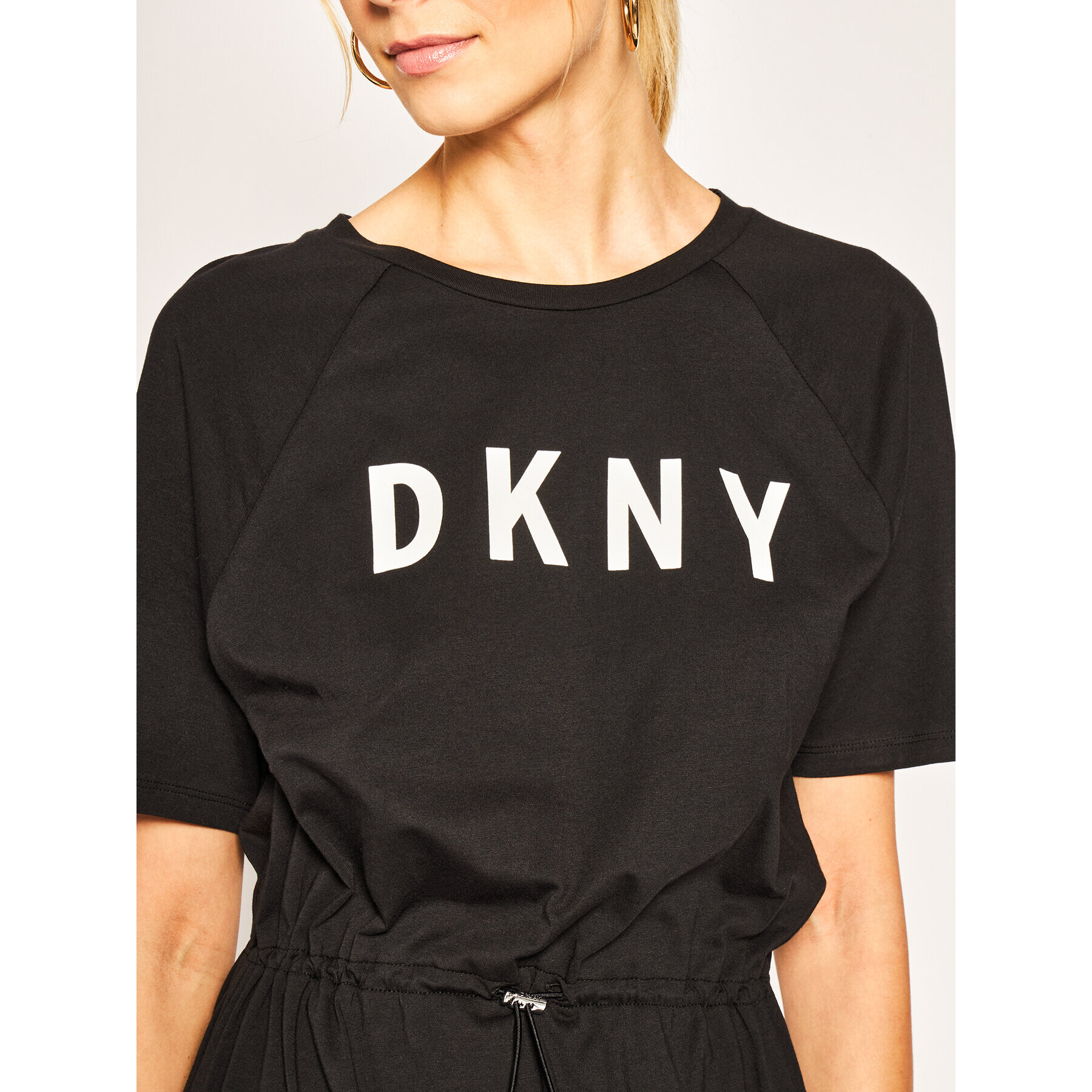 DKNY Každodenní šaty P0AD7EGQ Černá Regular Fit - Pepit.cz