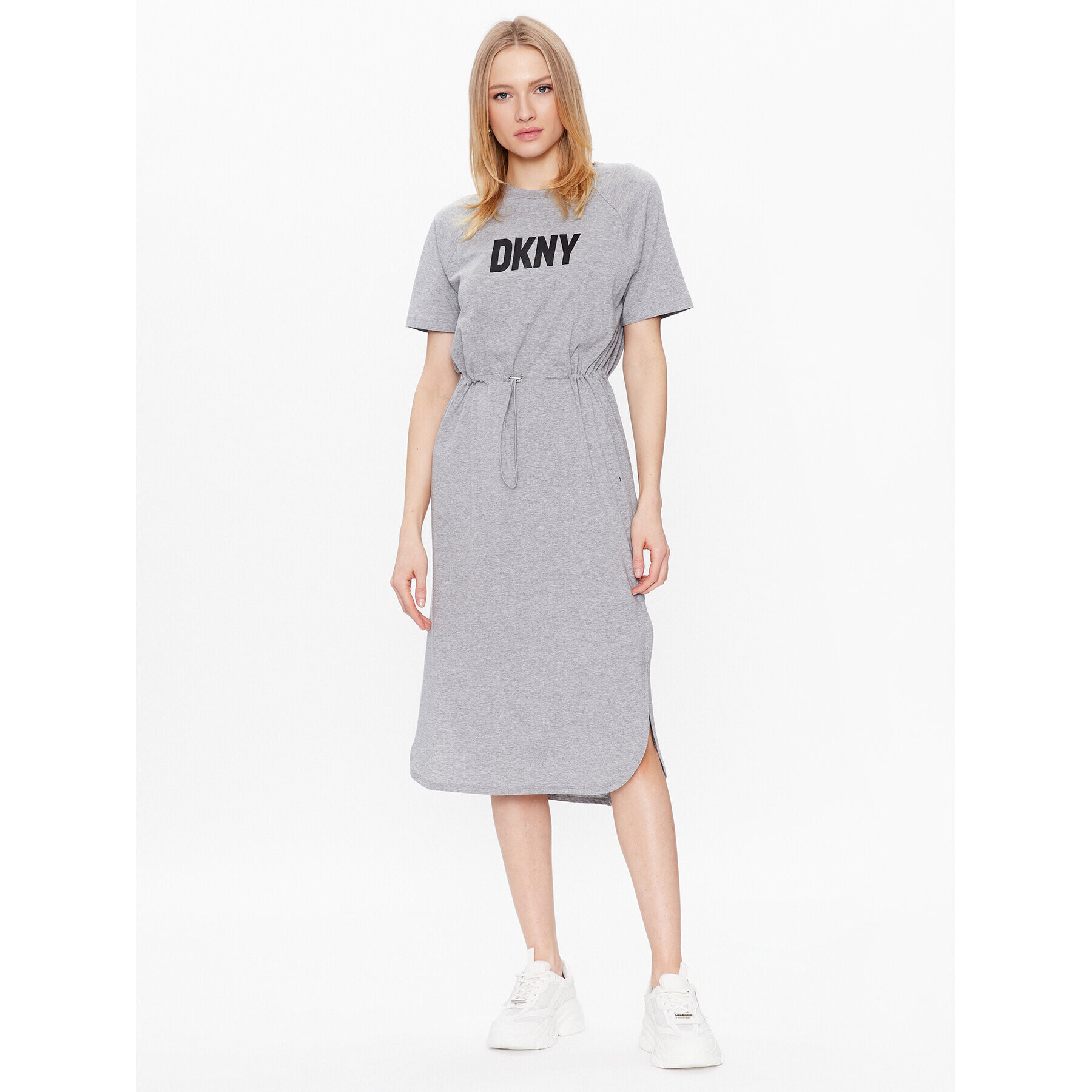 DKNY Každodenní šaty P1BD7EGQ Šedá Regular Fit - Pepit.cz