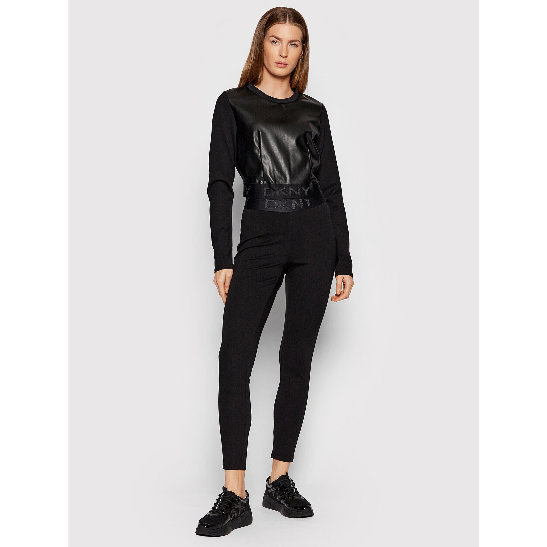 DKNY Legíny P0RVQGIW Černá Slim Fit - Pepit.cz