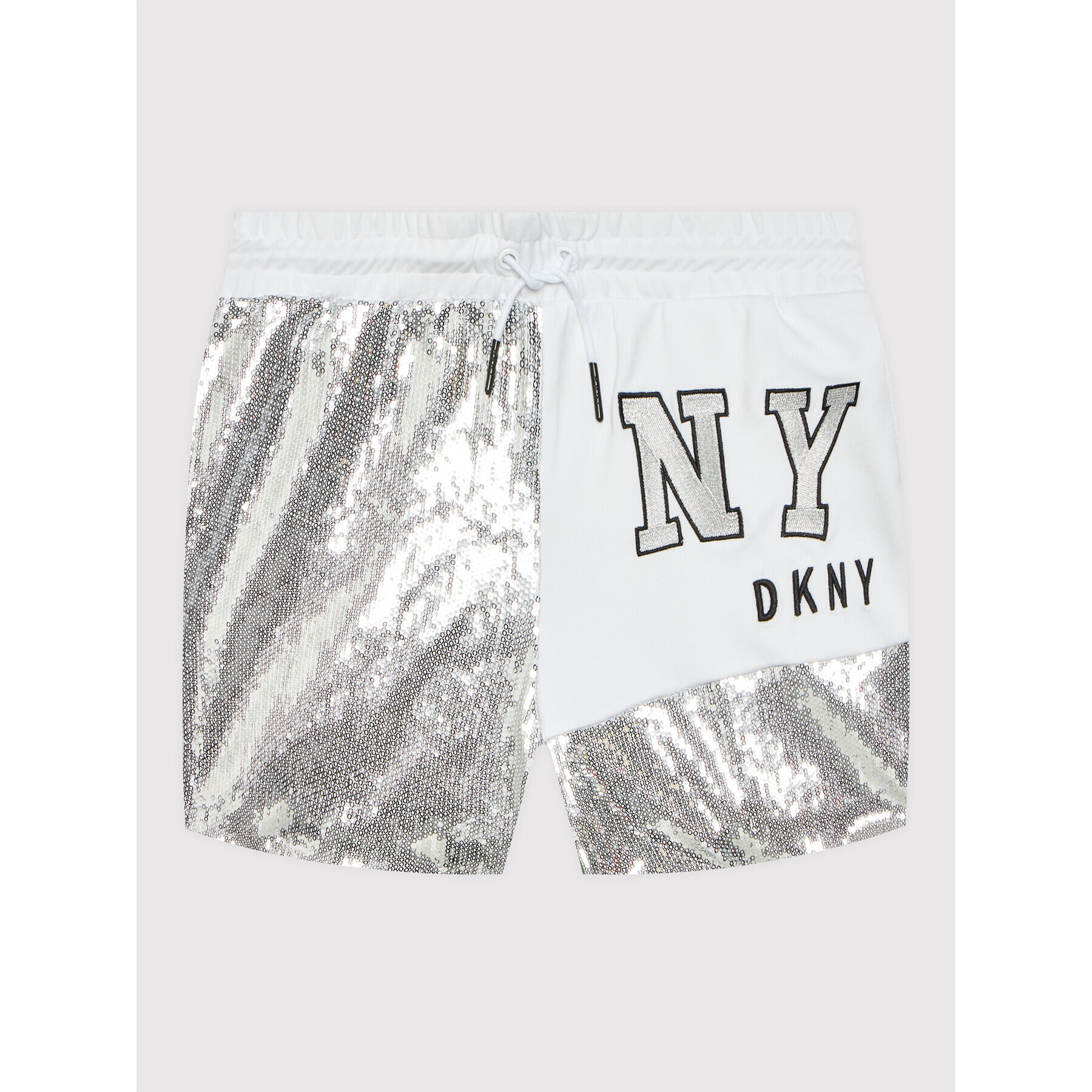 DKNY Sportovní kraťasy D35S23 M Bílá Regular Fit - Pepit.cz