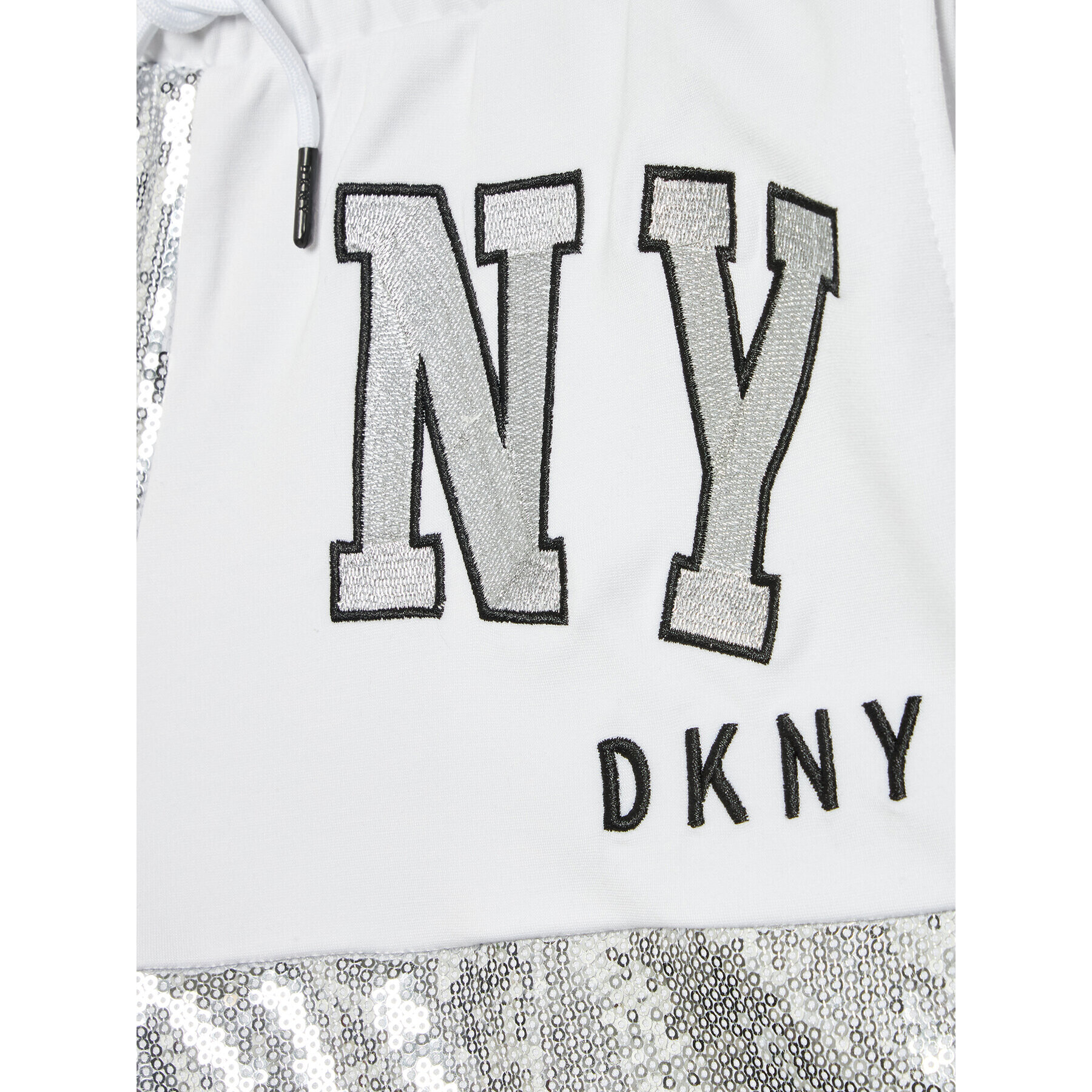 DKNY Sportovní kraťasy D35S23 M Bílá Regular Fit - Pepit.cz