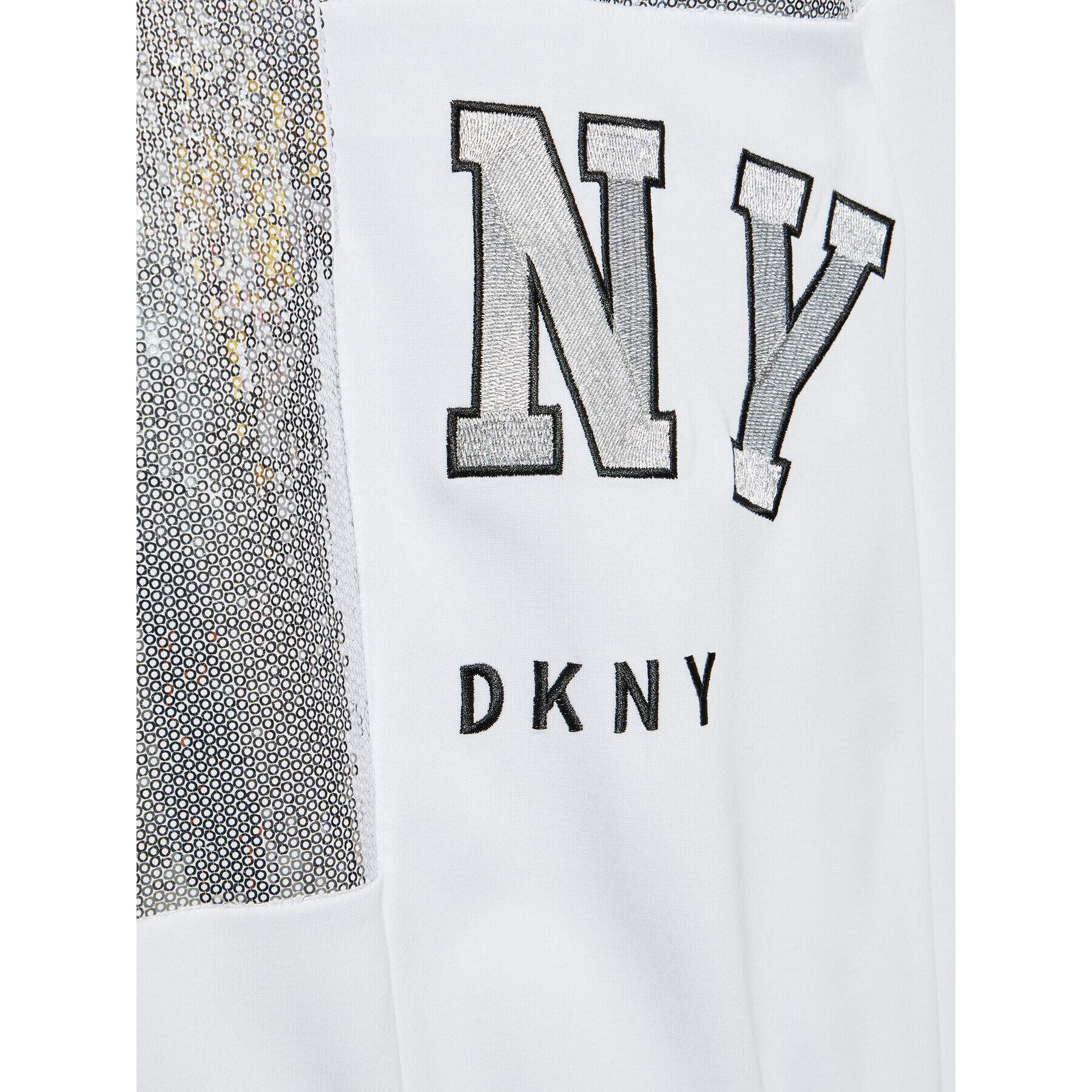 DKNY Mikina D35S23 S Šedá Relaxed Fit - Pepit.cz