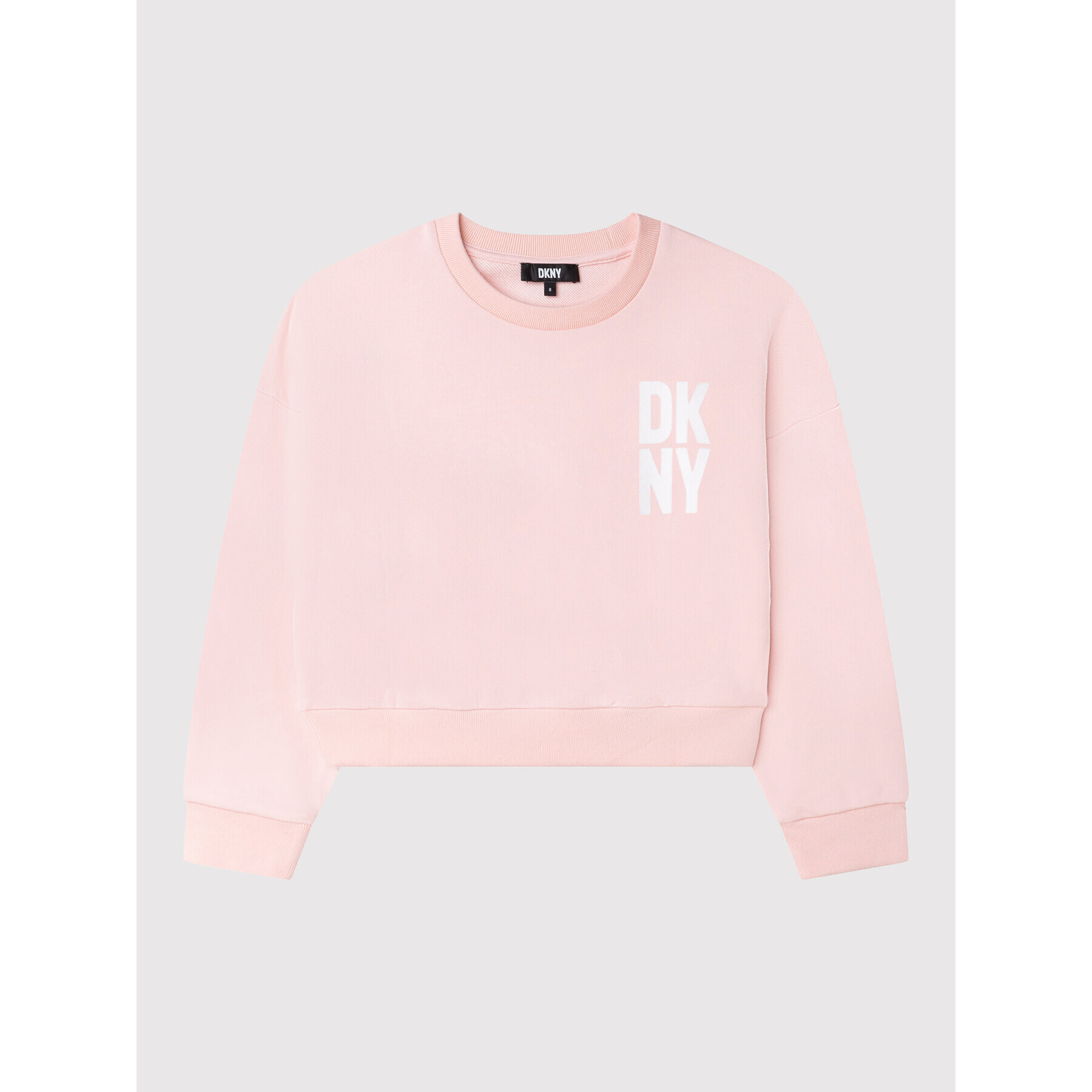 DKNY Mikina D35S49 M Růžová Regular Fit - Pepit.cz