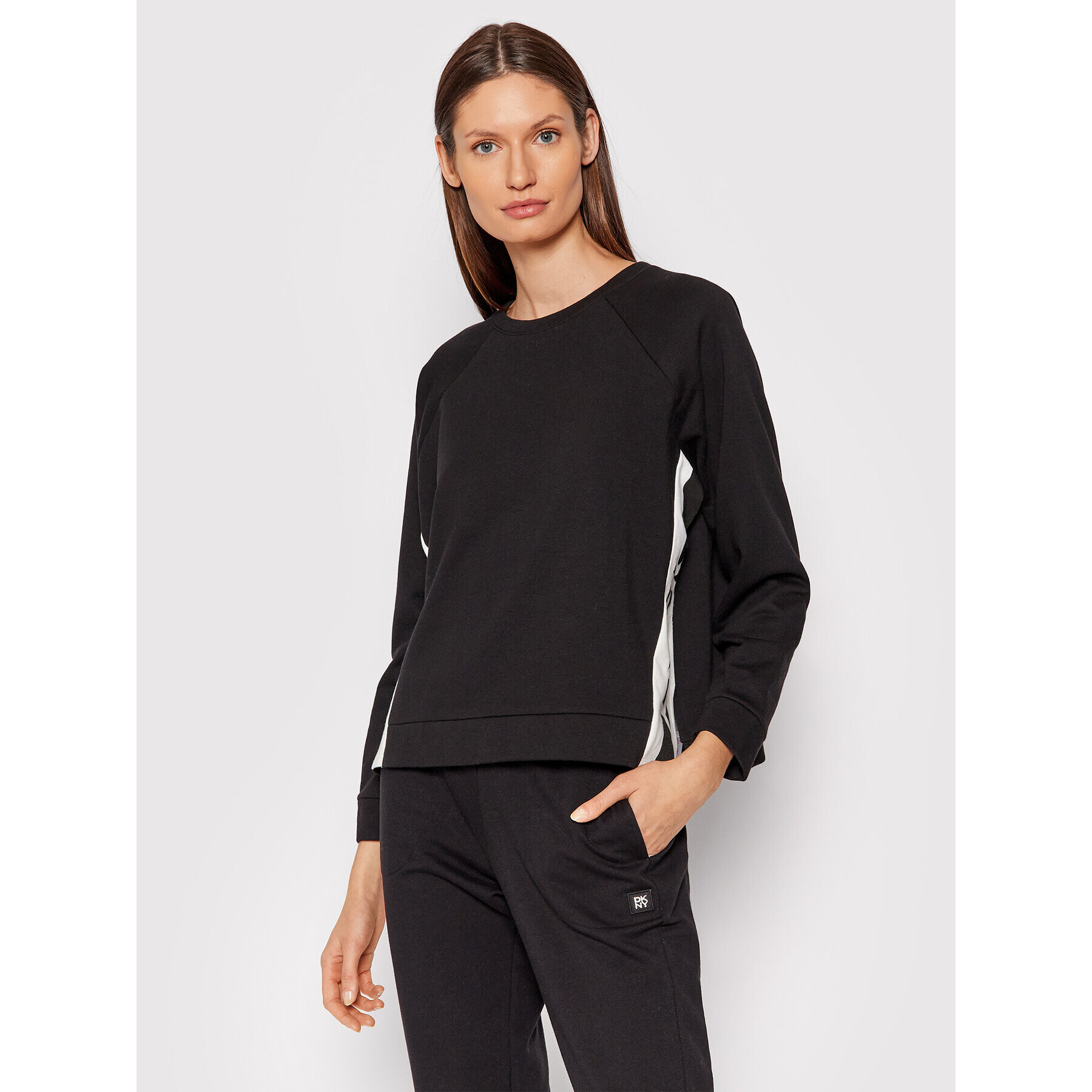 DKNY Mikina YI2422484 Černá Relaxed Fit - Pepit.cz