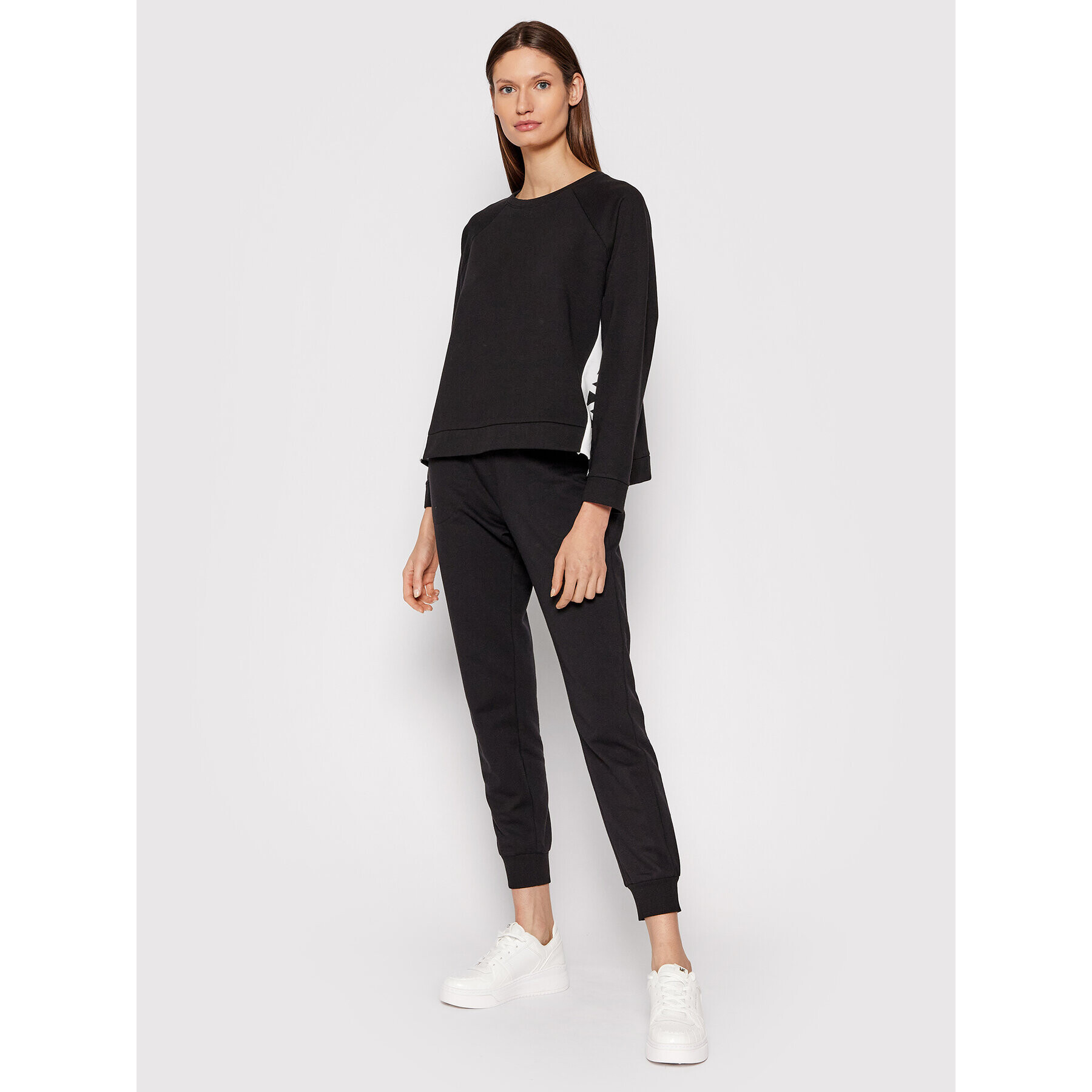 DKNY Mikina YI2422484 Černá Relaxed Fit - Pepit.cz