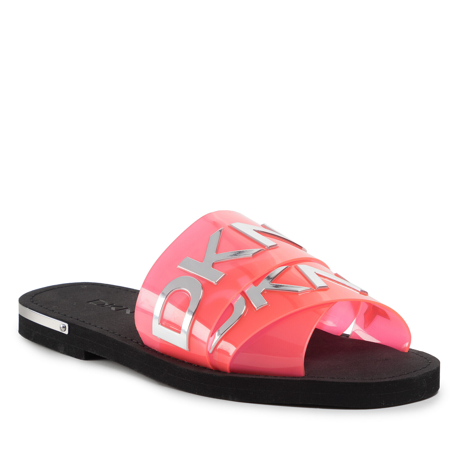 DKNY Nazouváky Idalie Logo- Flat S K4121794 Růžová - Pepit.cz