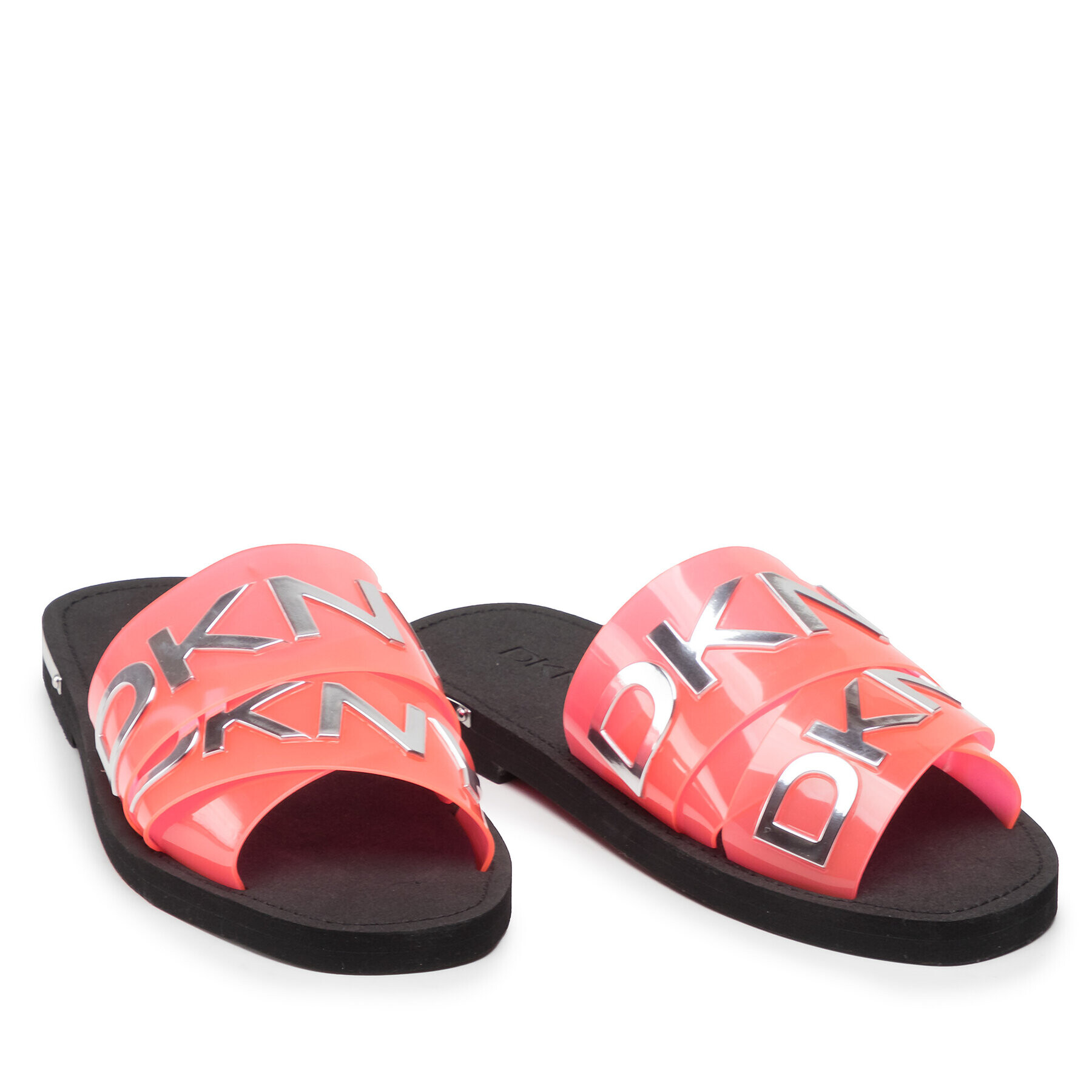 DKNY Nazouváky Idalie Logo- Flat S K4121794 Růžová - Pepit.cz