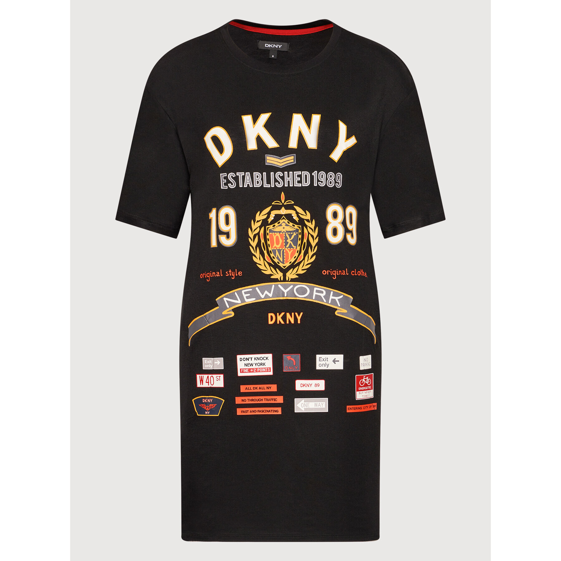 DKNY Noční košile YI2322486 Černá - Pepit.cz