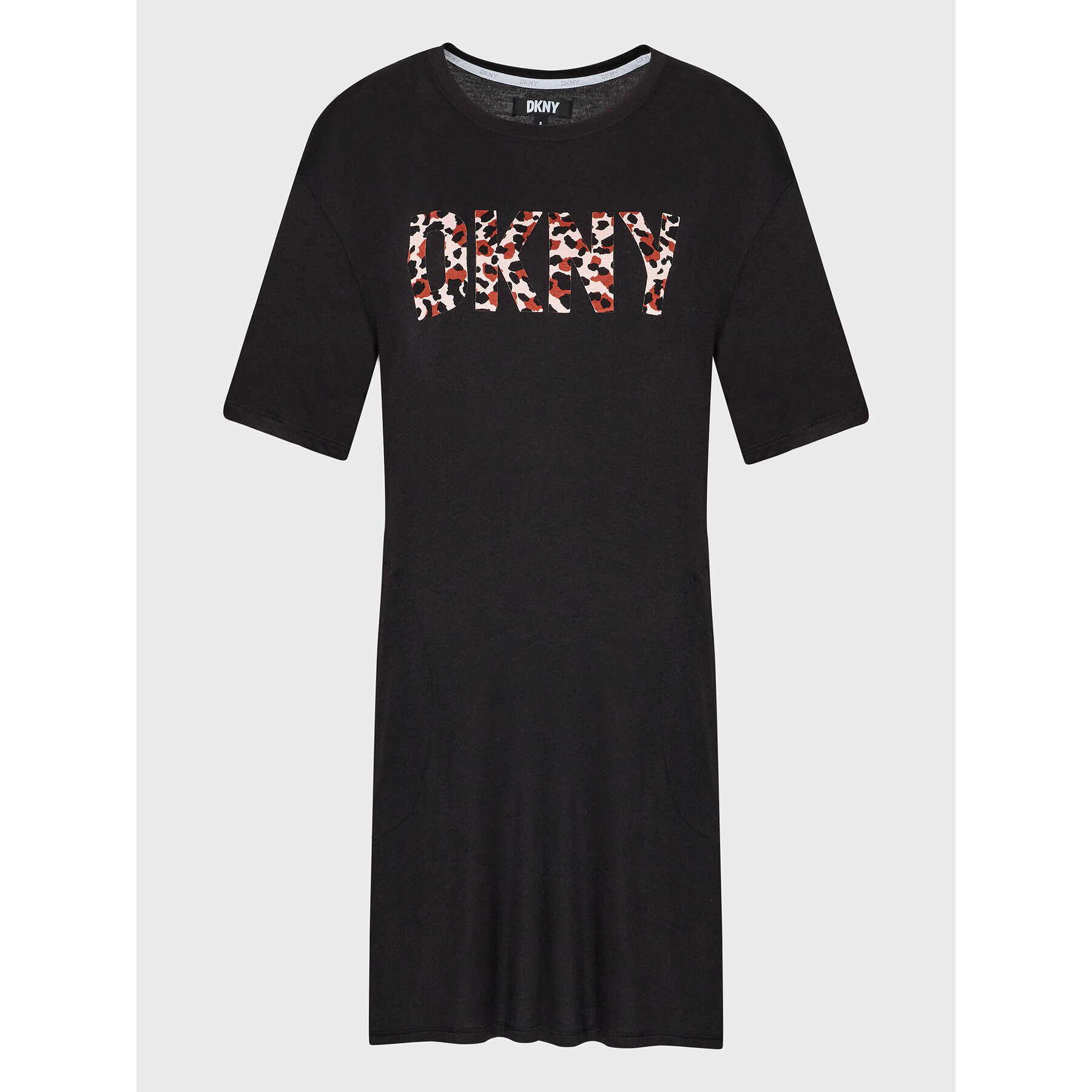 DKNY Noční košile YI2322609 Černá Regular Fit - Pepit.cz