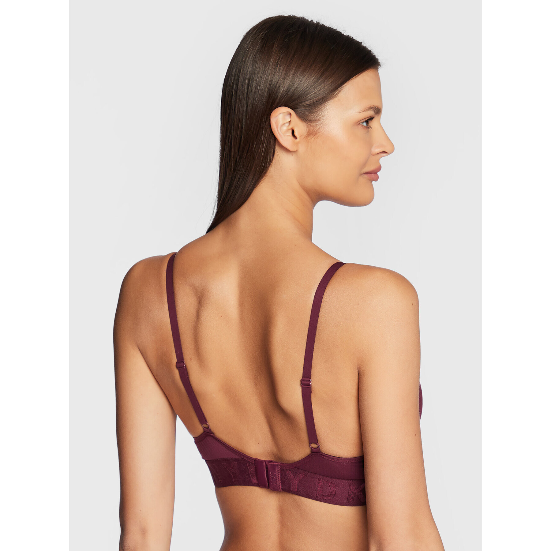 DKNY Podprsenka Bralette DK4026 Bordó - Pepit.cz