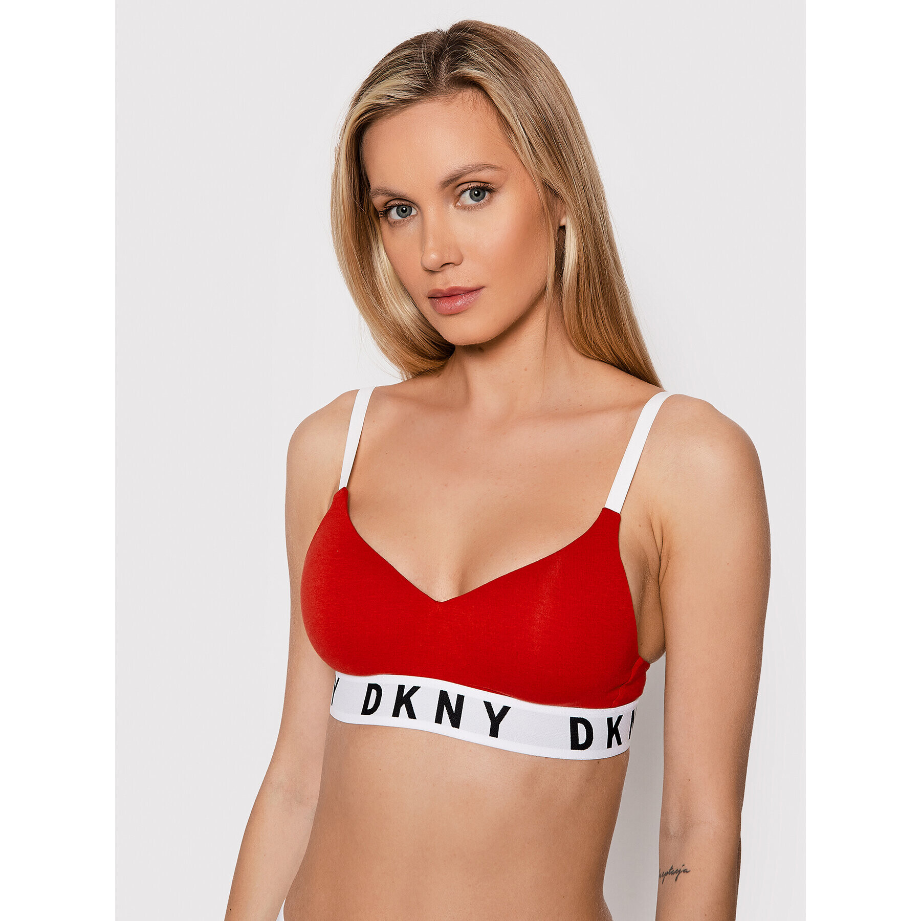 DKNY Podprsenka Push-up DK4518 Červená - Pepit.cz