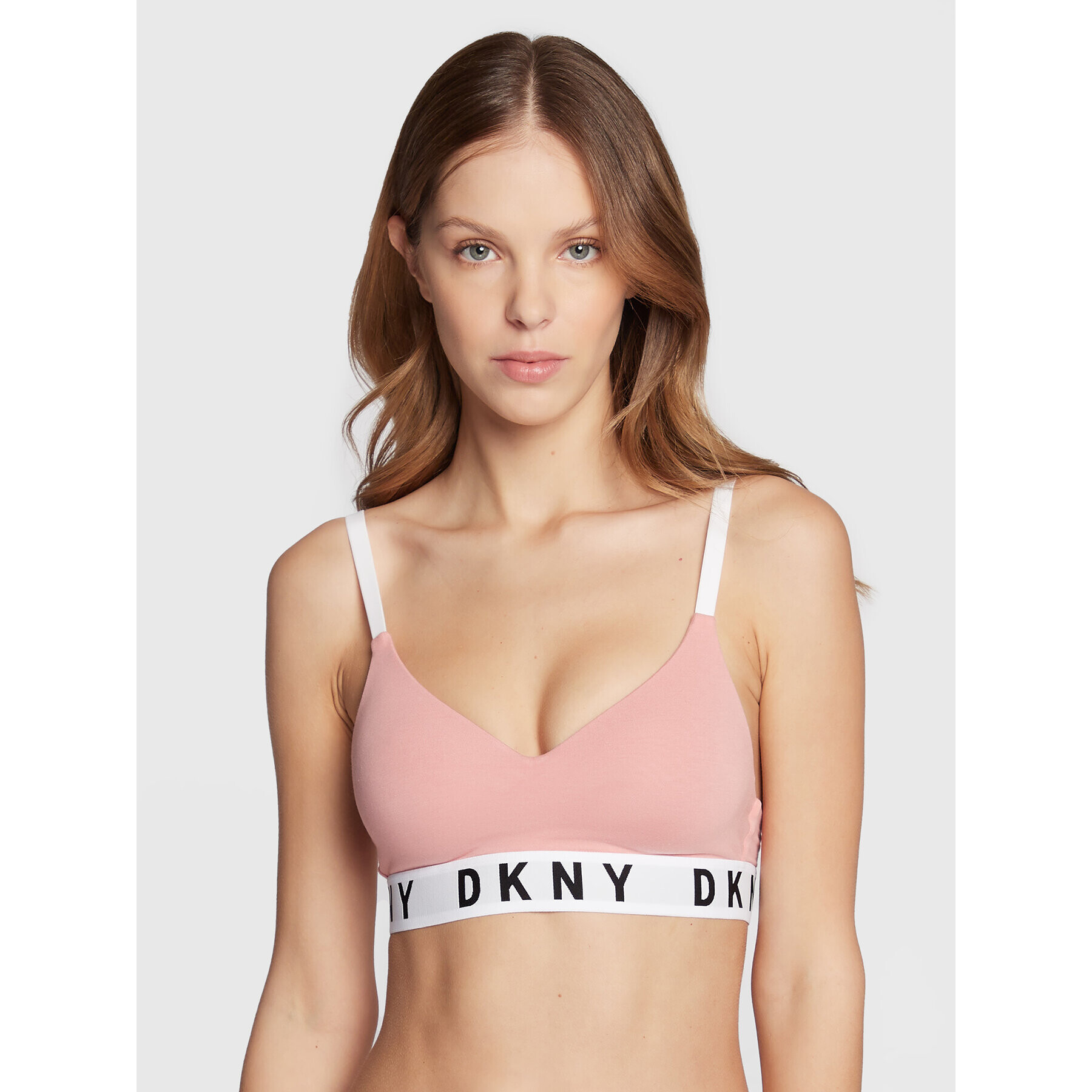 DKNY Podprsenka Push-up DK4518 Růžová - Pepit.cz