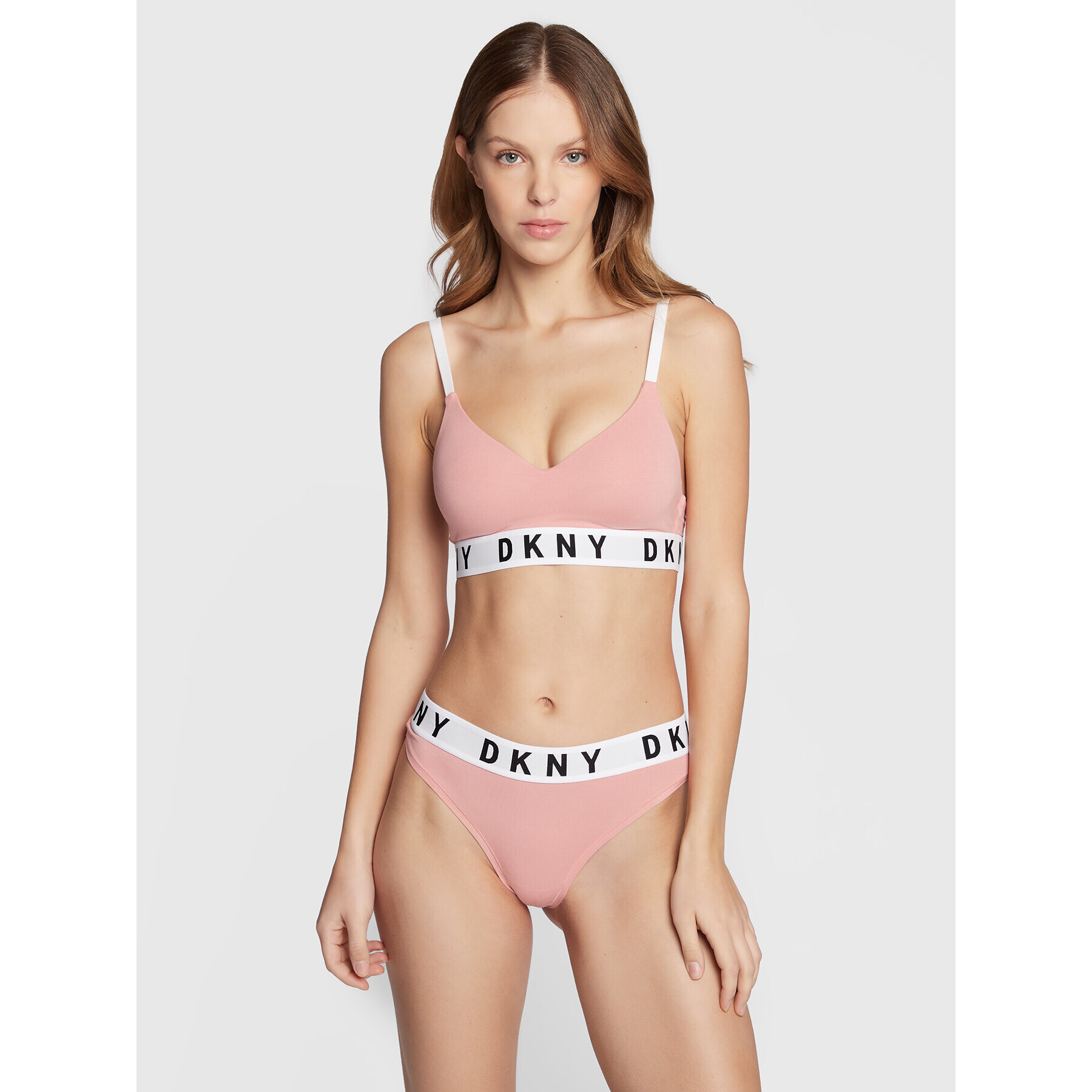 DKNY Podprsenka Push-up DK4518 Růžová - Pepit.cz