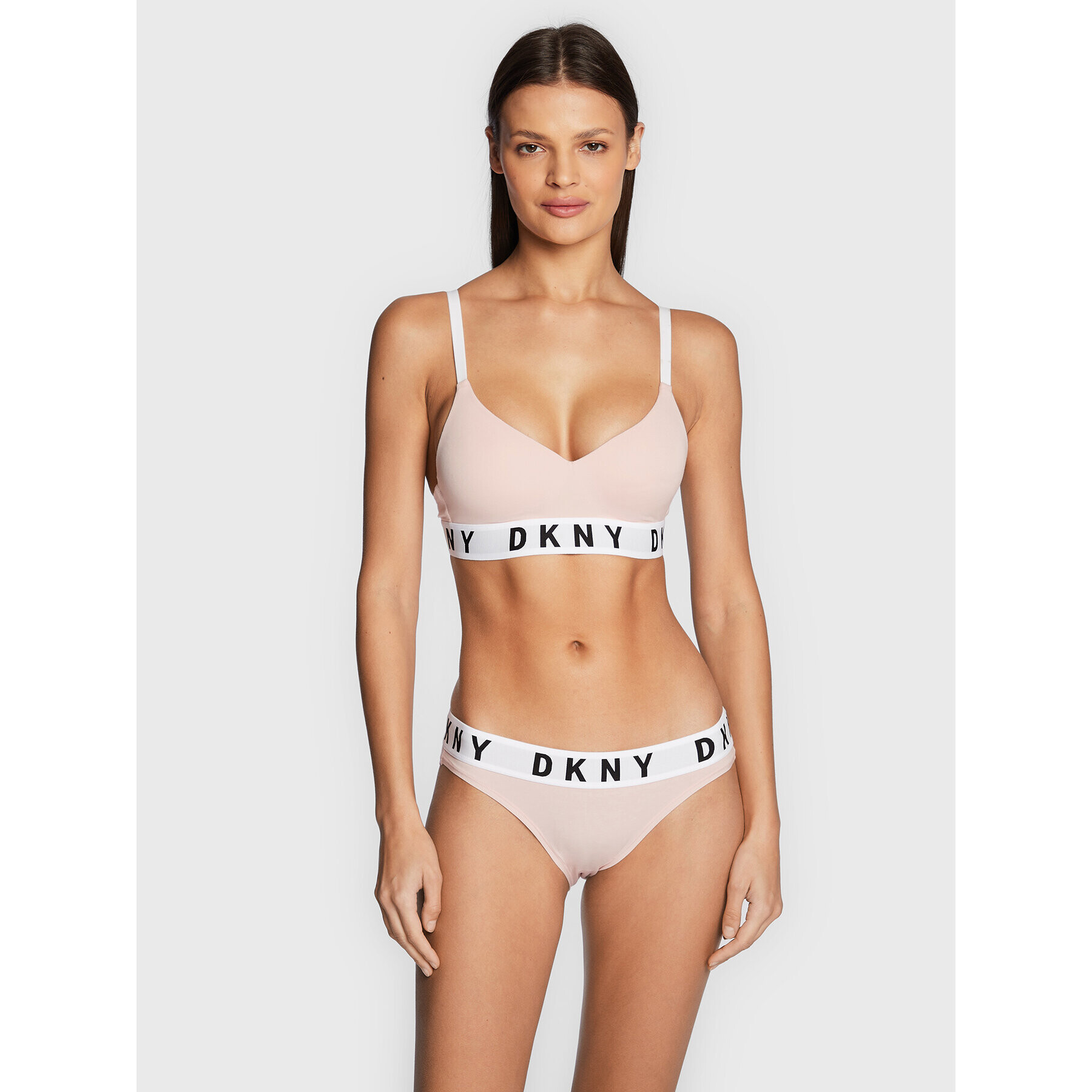 DKNY Podprsenka Push-up DK4518 Růžová - Pepit.cz