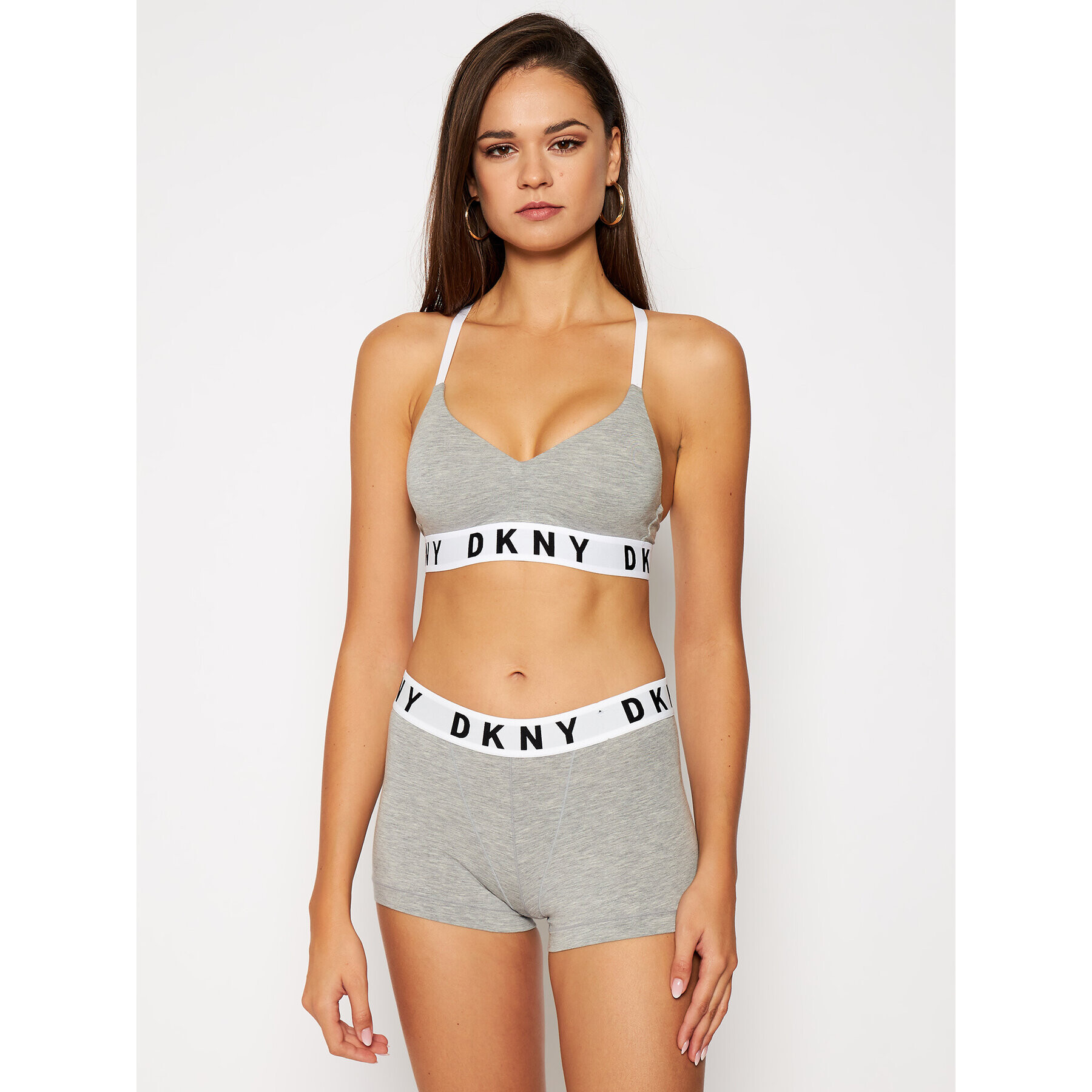 DKNY Podprsenka Push-up DK4518 Šedá - Pepit.cz