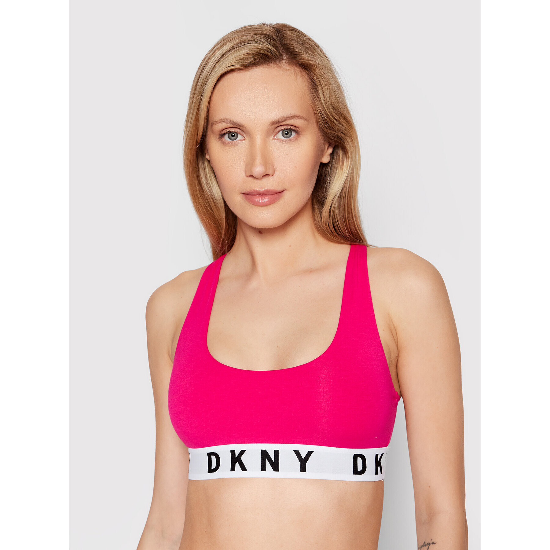 DKNY Podprsenkový top DK4519 Růžová - Pepit.cz