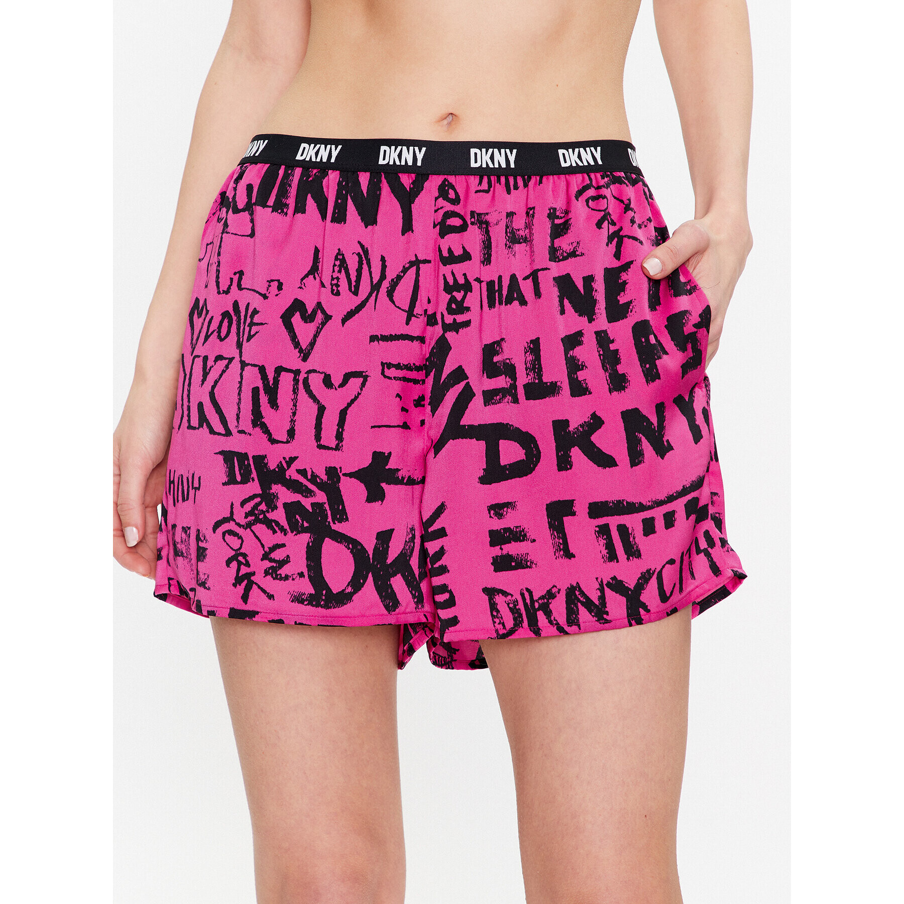 DKNY Pyžamo YI2522629 Růžová Regular Fit - Pepit.cz