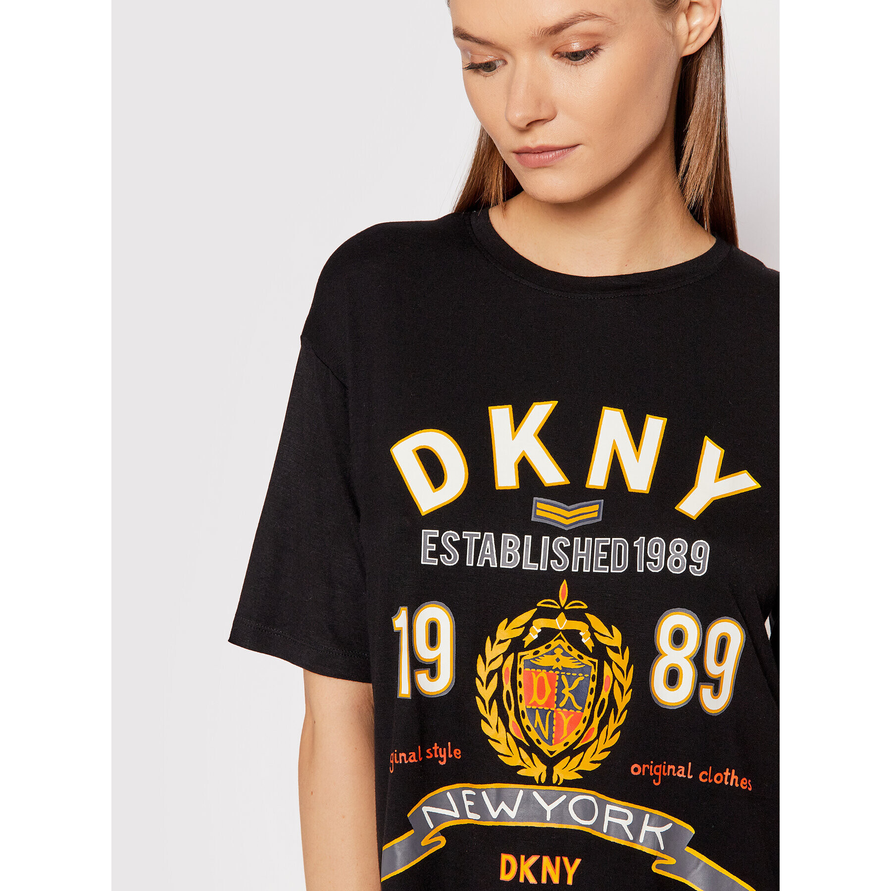 DKNY Pyžamo YI2822486 Černá - Pepit.cz