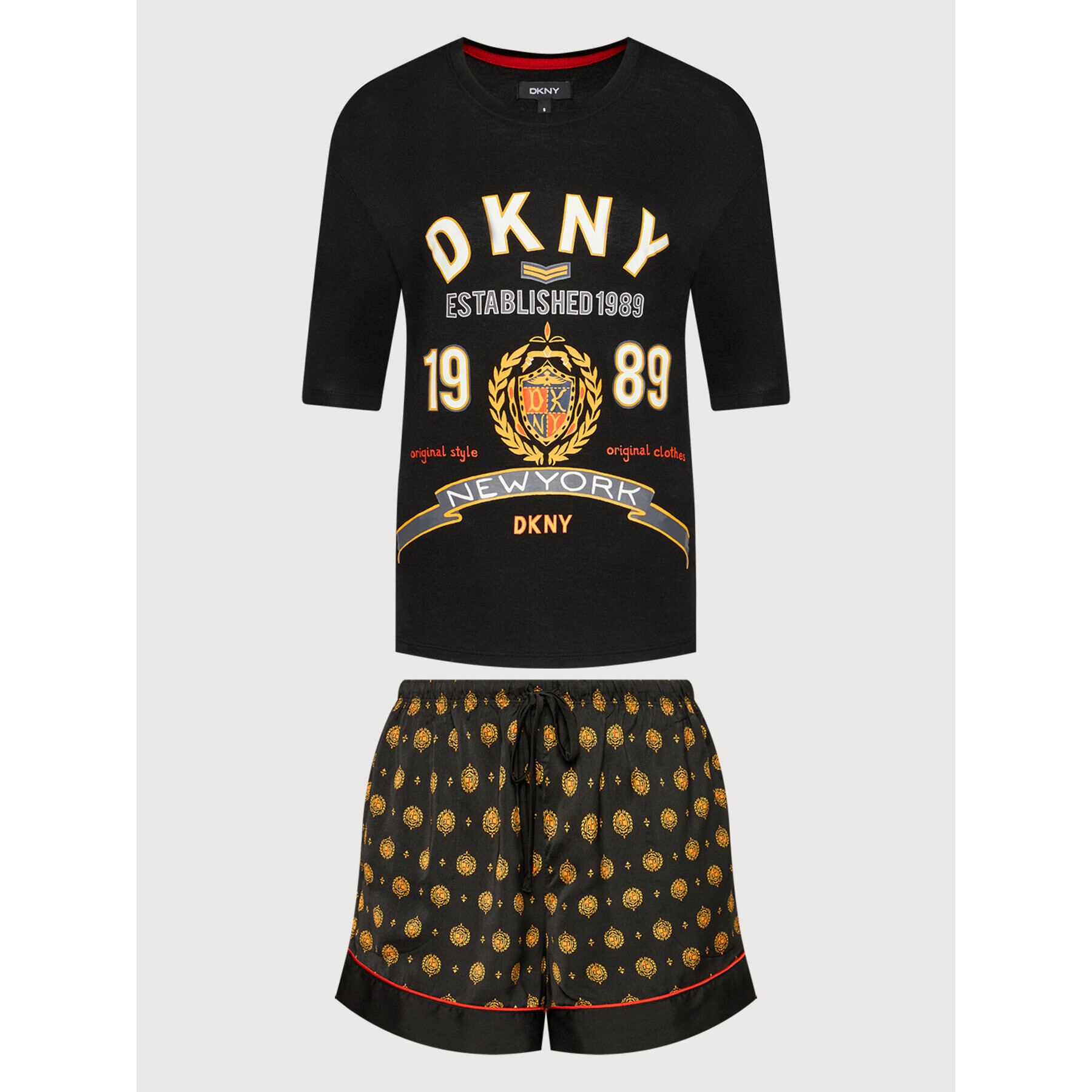 DKNY Pyžamo YI2822486 Černá - Pepit.cz